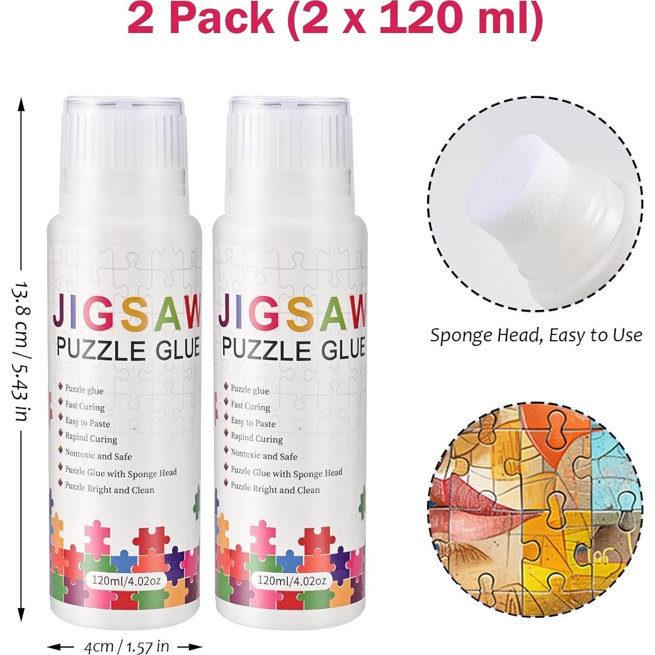 Kit de 2 Pegamentos para Rompecabezas Faburo 240ml Transparente