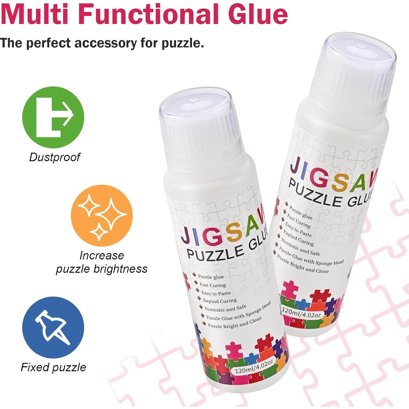 Kit de 2 Pegamentos para Rompecabezas Faburo 240ml Transparente