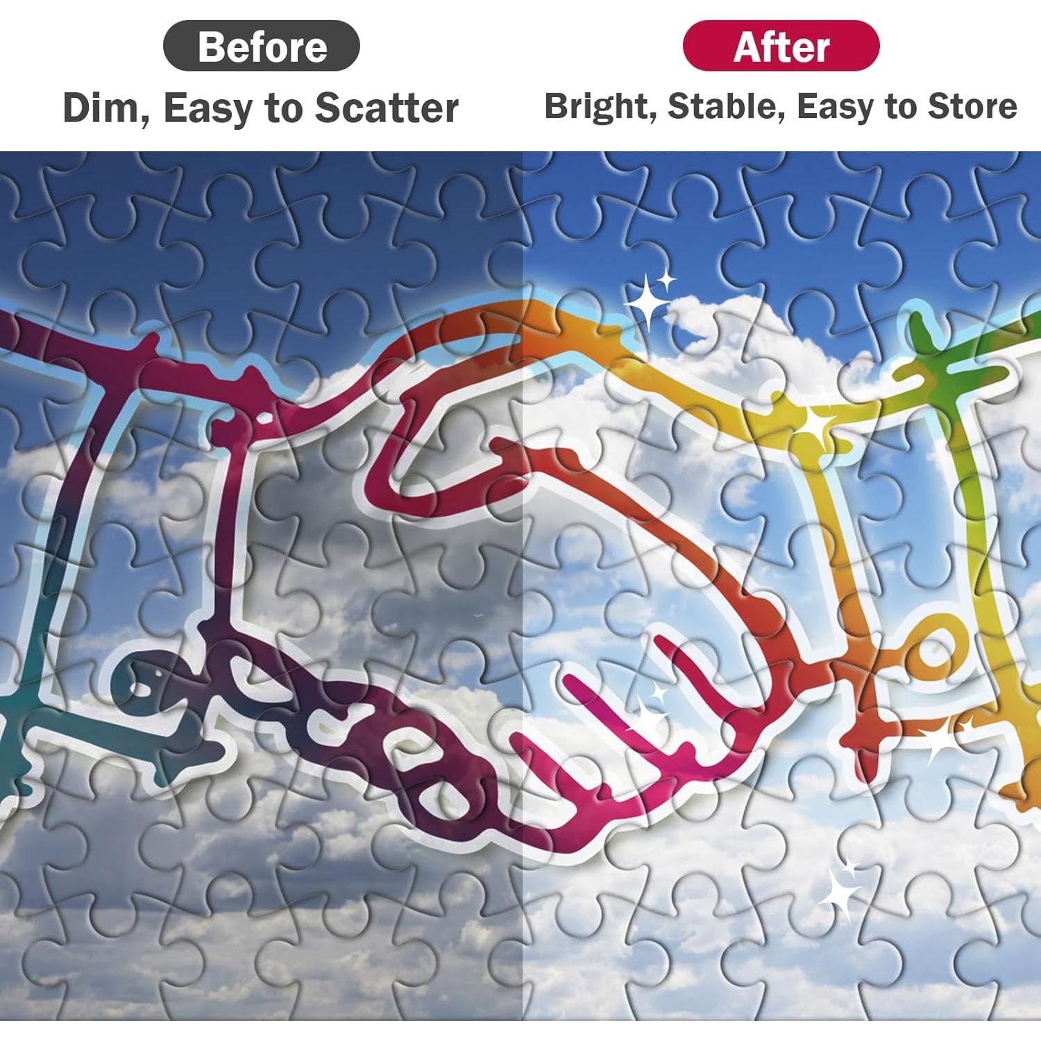 Kit de 2 Pegamentos para Rompecabezas Faburo 240ml Transparente
