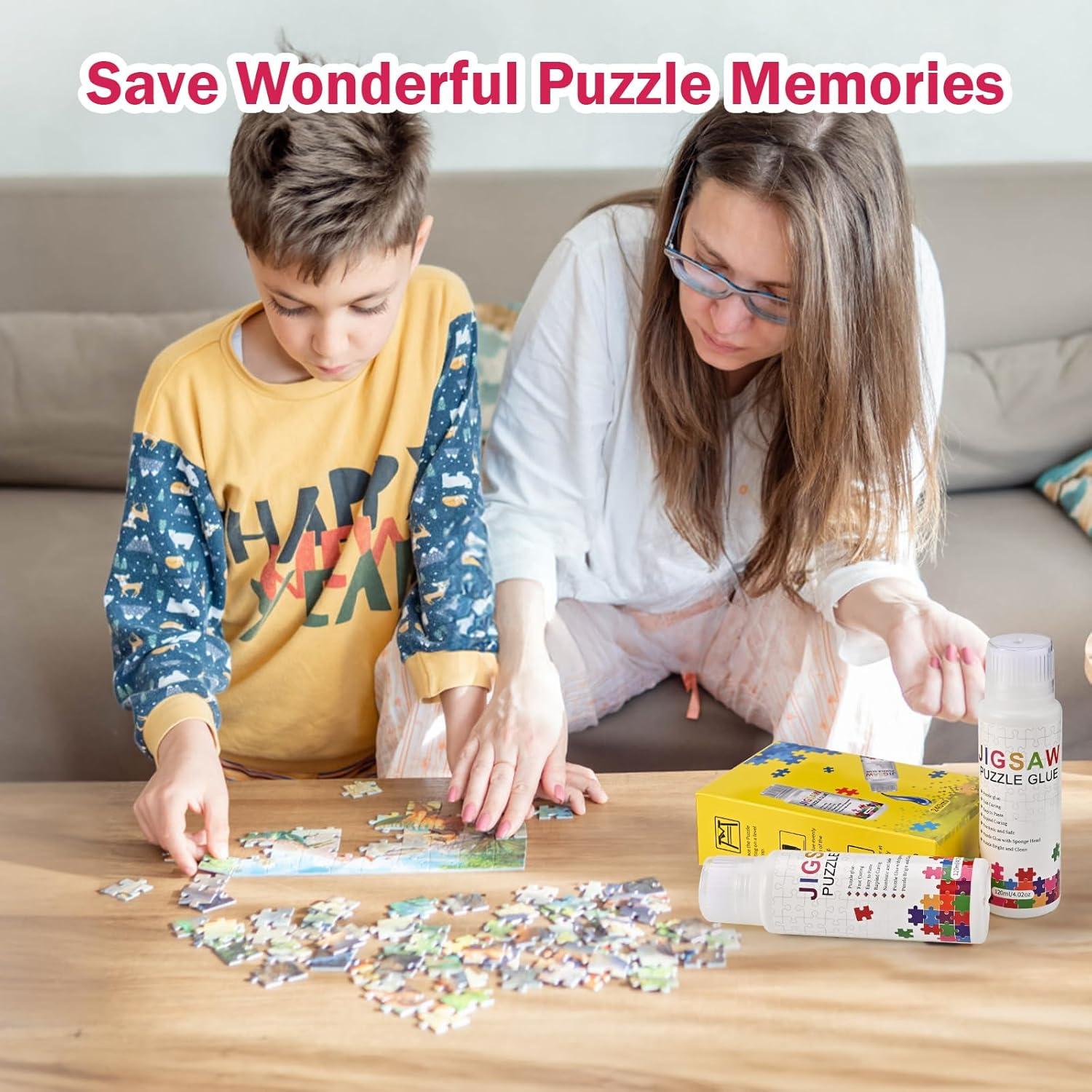 Kit de 2 Pegamentos para Rompecabezas Faburo 240ml Transparente