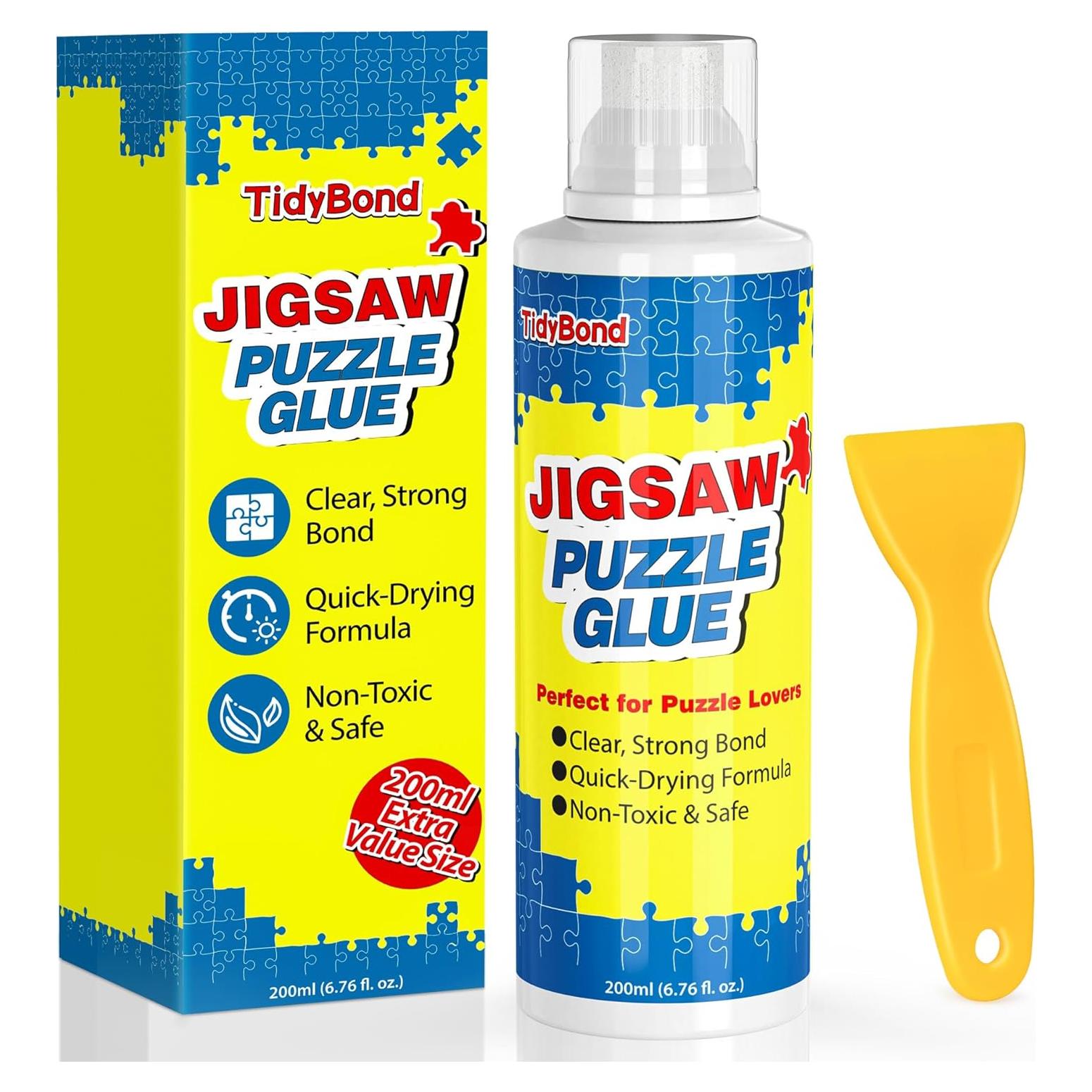 Pegamento para Rompecabezas TidyBond 200ml - Secado Rápido y No Tóxico