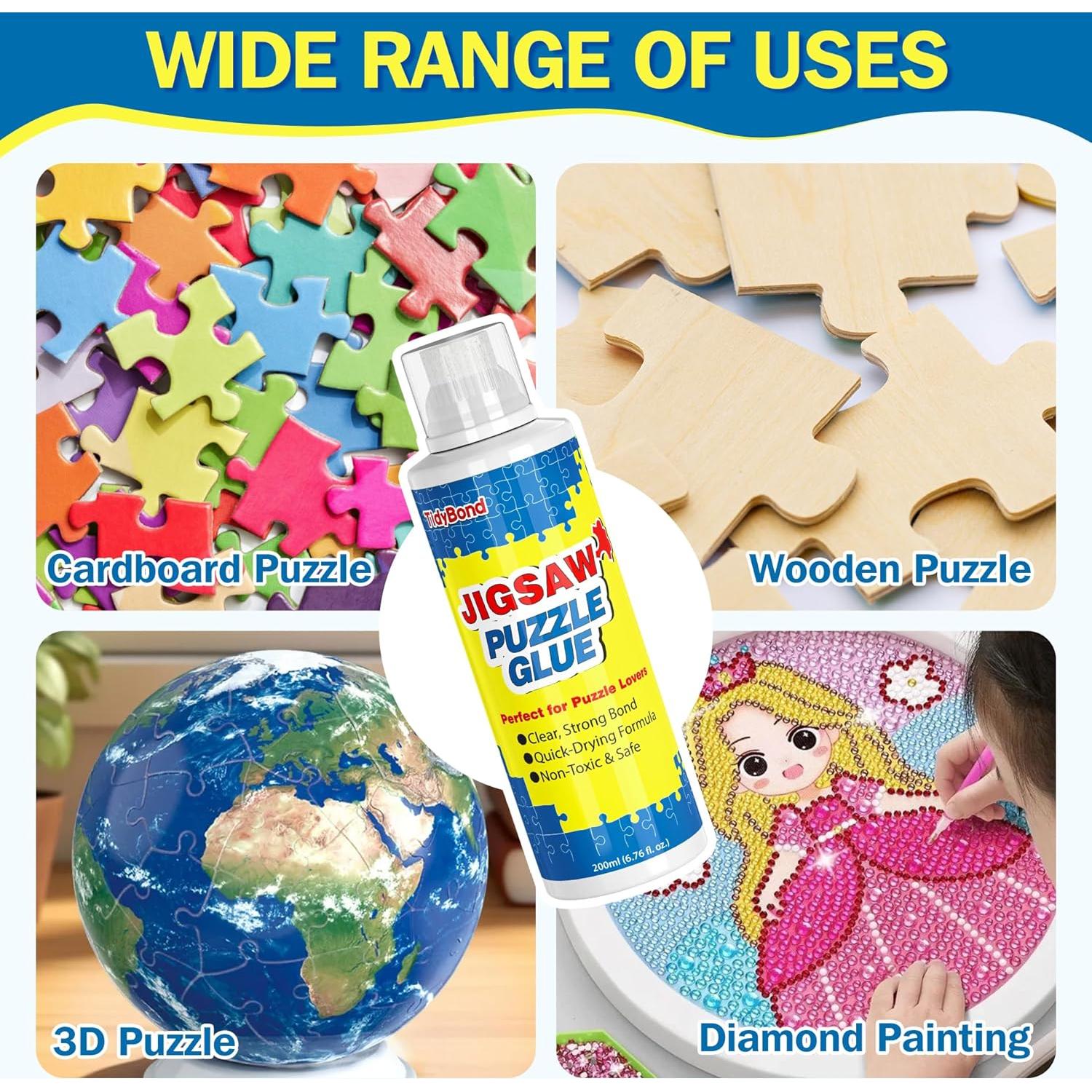 Pegamento para Rompecabezas TidyBond 200ml - Secado Rápido y No Tóxico