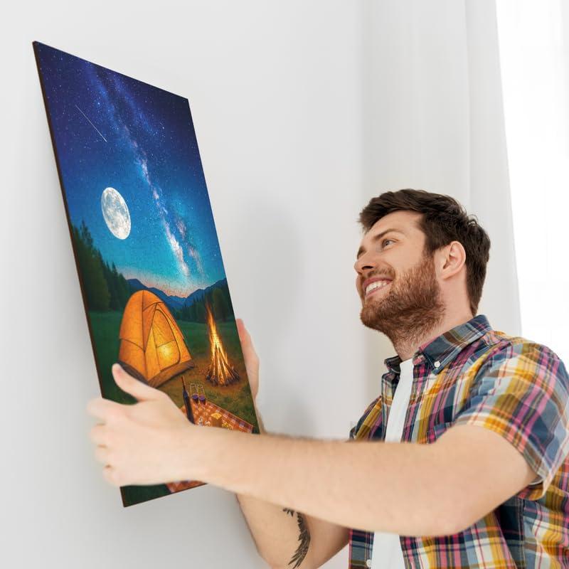 Hojas Adhesivas para Puzzles LEOGOR - 12 Hojas 25.9 x 18 cm