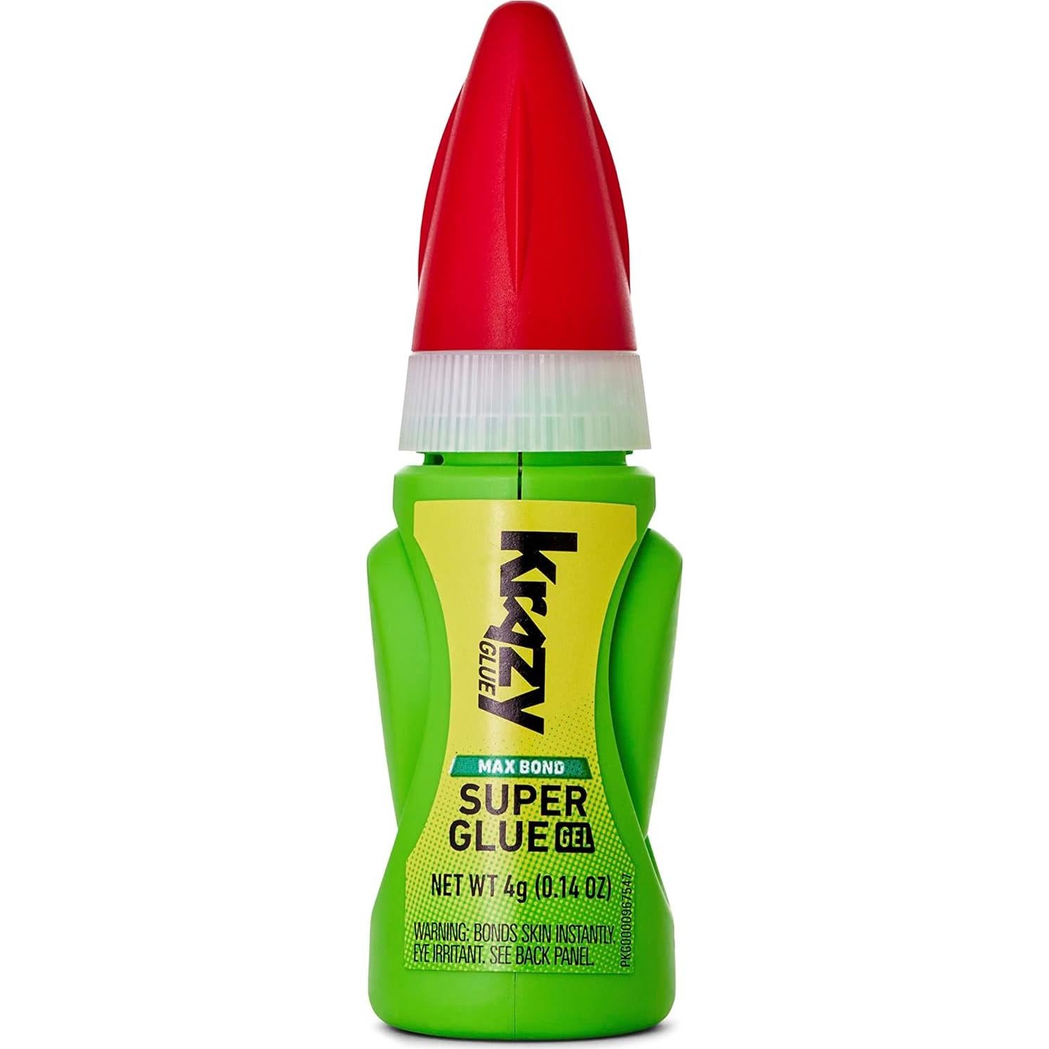 Krazy Glue Max Bond Gel 4 g - Super Pegamento Transparente