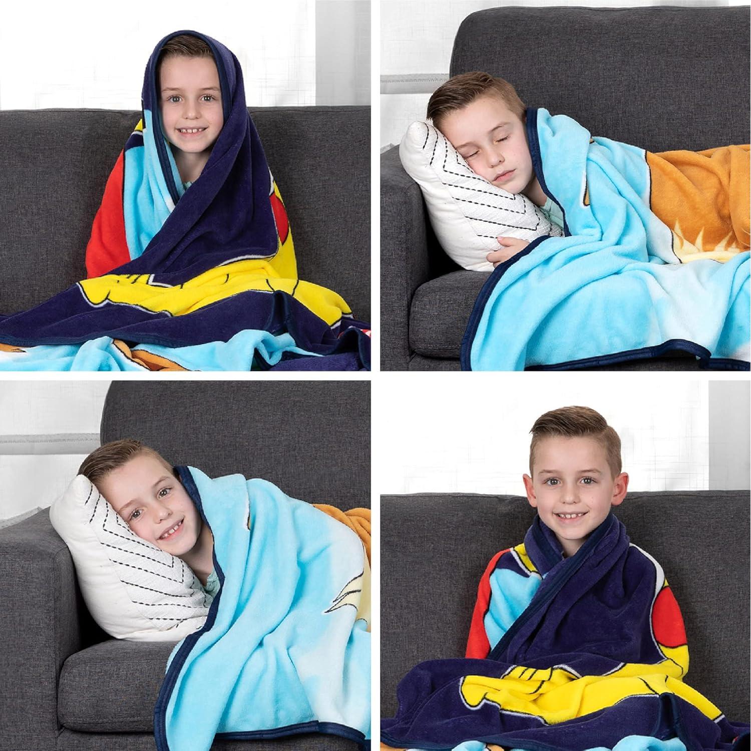 Manta de Felpa Franco Kids 157x229 cm Pokémon Multicolor