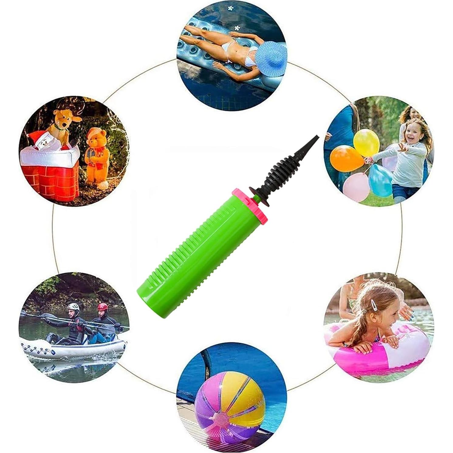 Bomba de Globo Manual Ouyili Doble Acción Verde 108g