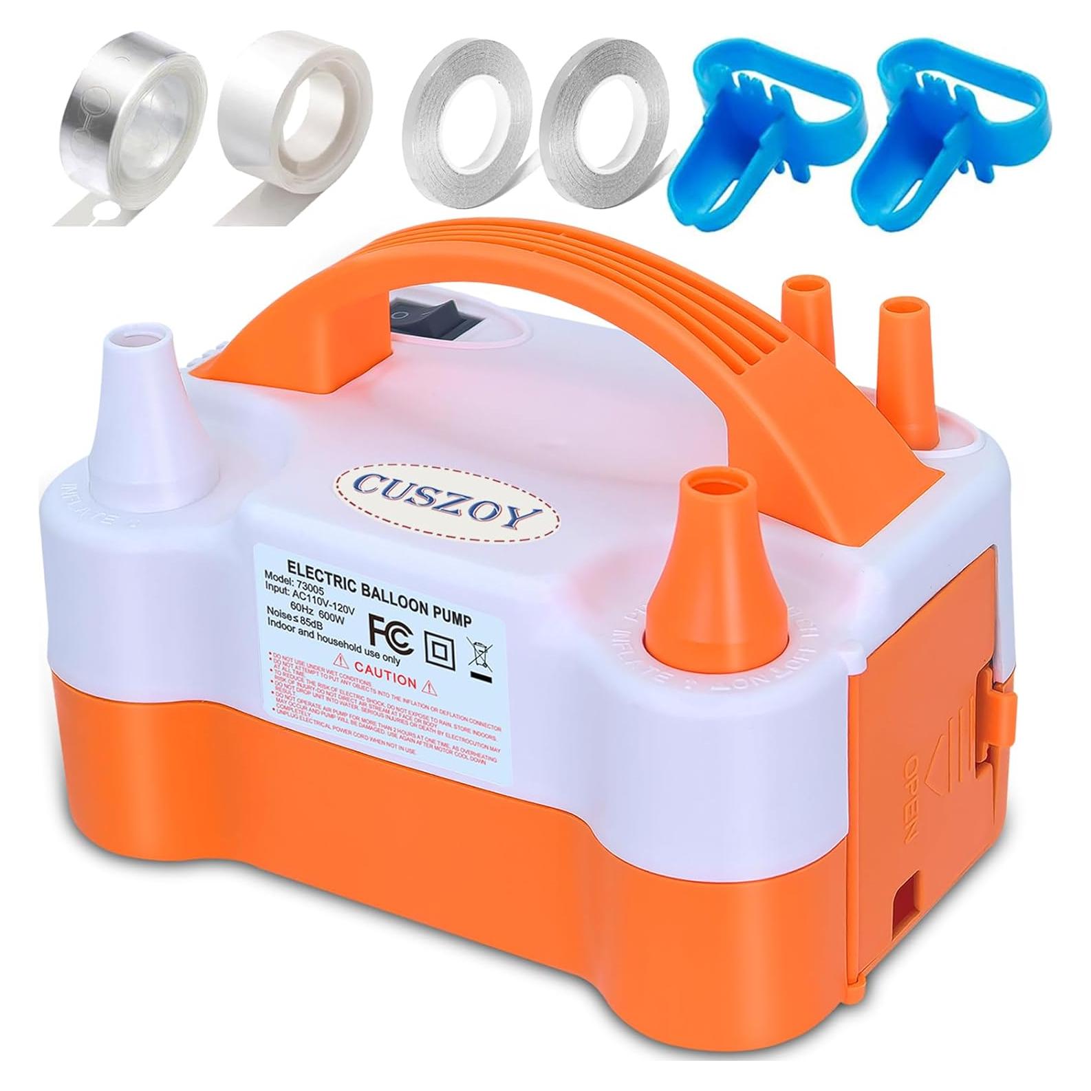 Bomba de Globo Eléctrica CUSZOY 600W con 2 Modos y Accesorios