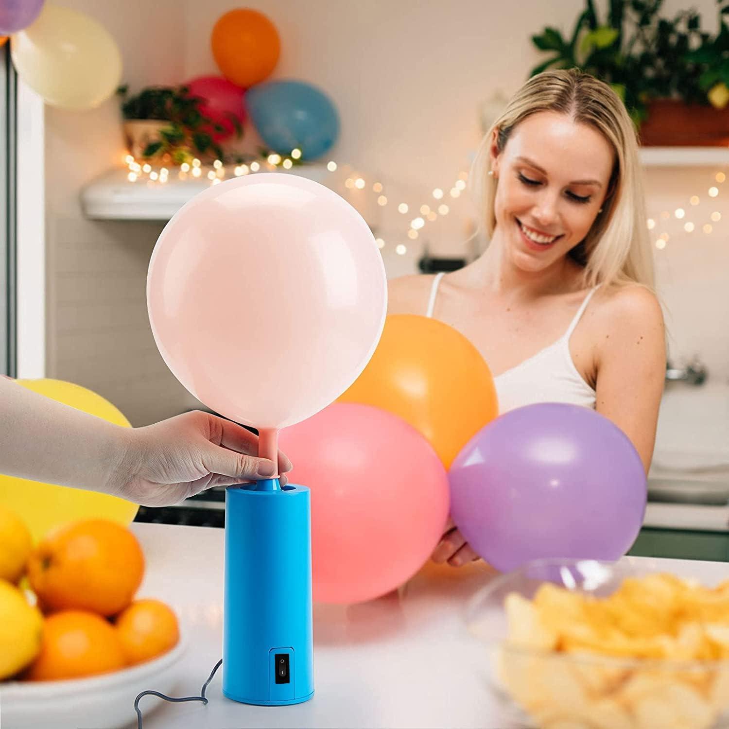 Bomba de Aire Eléctrica Birodeko Azul Cielo para Globos