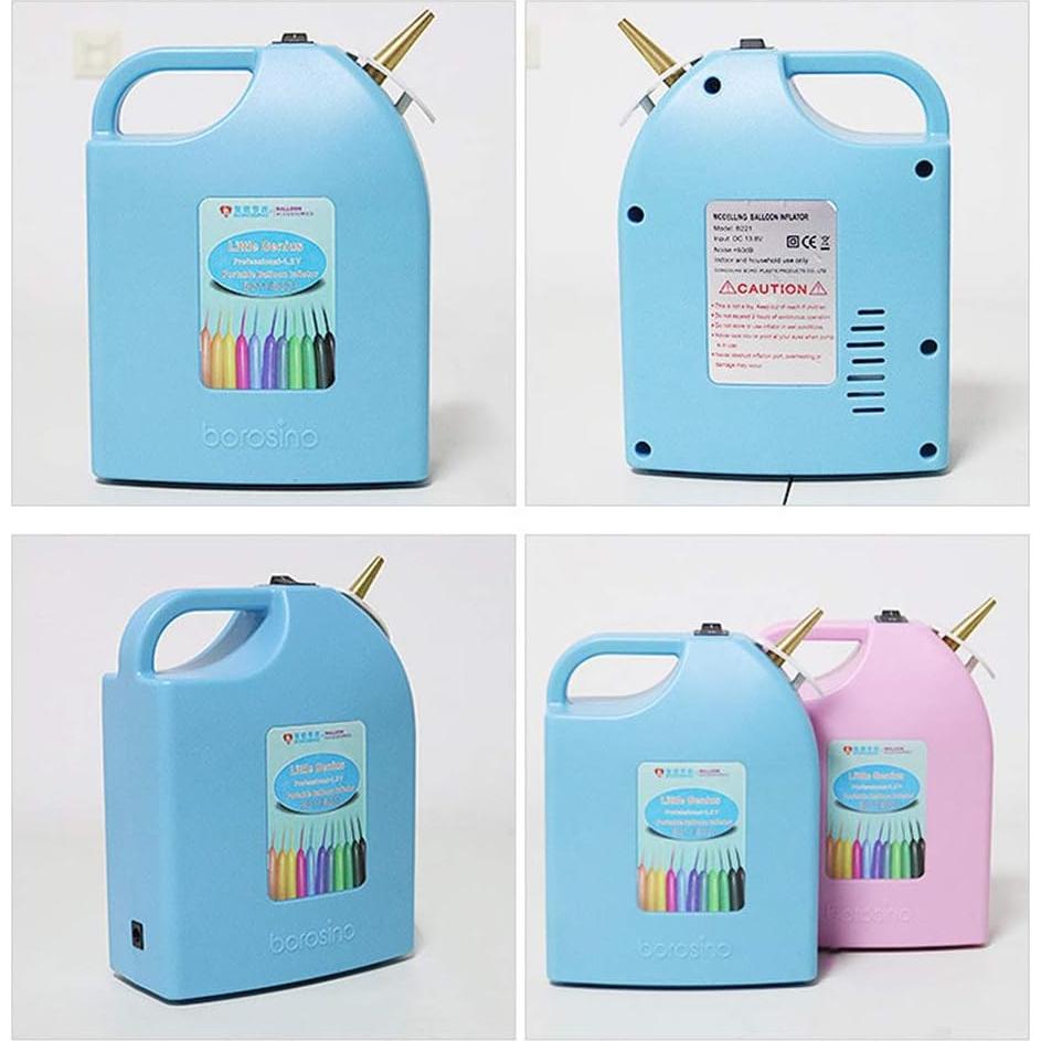 Inflador de Globos Eléctrico Portátil Carephy Azul 12x15 cm