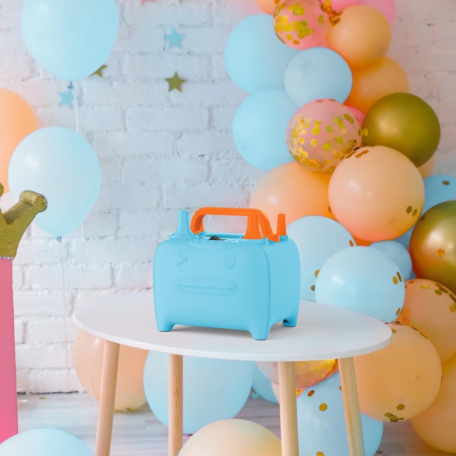 Bomba de globo eléctrica OWill CQB-B 600W portátil azul