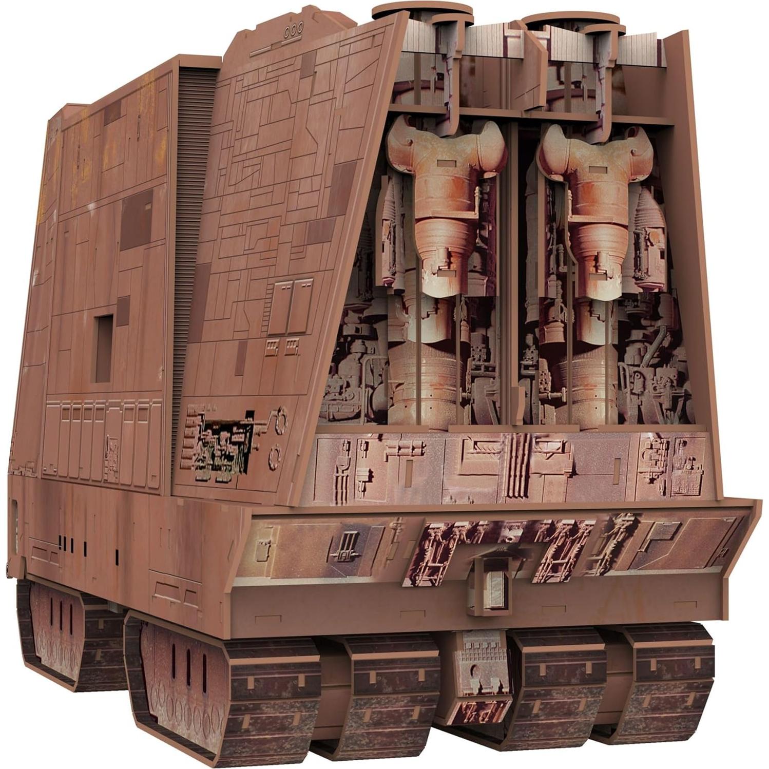 Kit de Modelo 3D Papel Star Wars 4D Cityscape Mandalorian