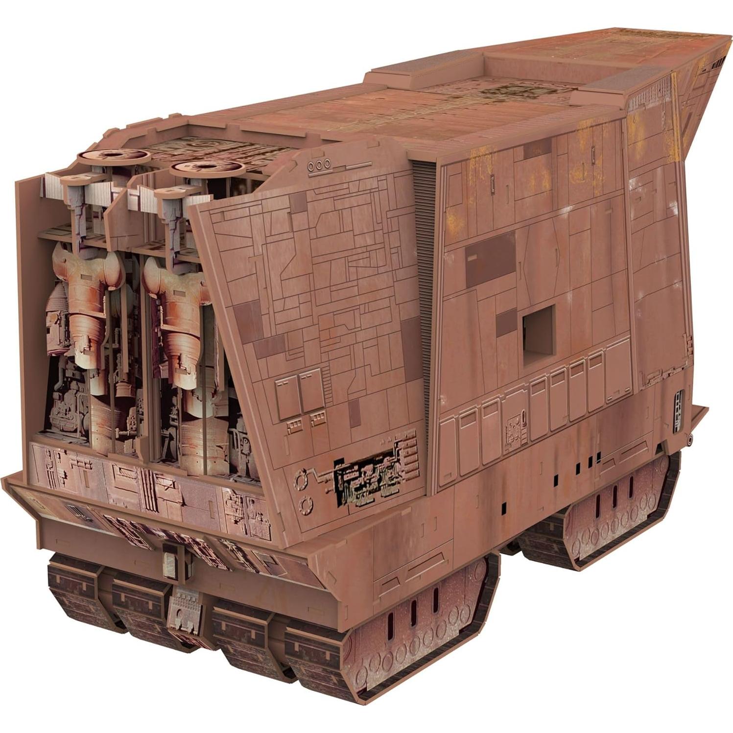 Kit de Modelo 3D Papel Star Wars 4D Cityscape Mandalorian