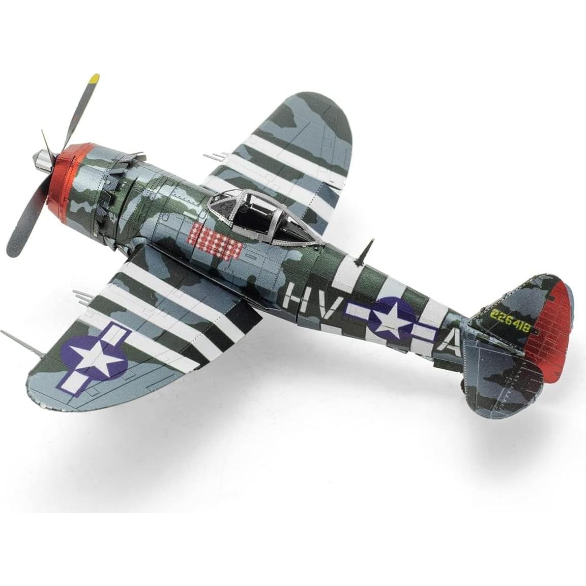 Kit de Modelo 3D de Metal P-47 Thunderbolt Metal Earth
