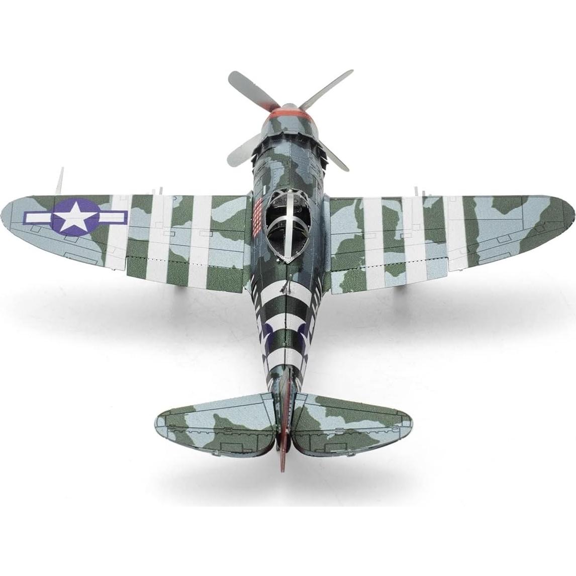 Kit de Modelo 3D de Metal P-47 Thunderbolt Metal Earth