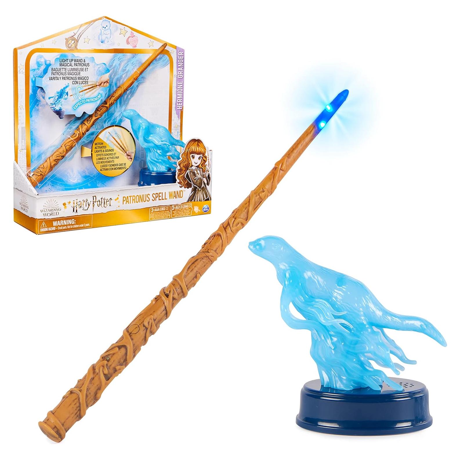 Varita de Hechizo Patronus Hermione Granger 33 cm con Figura