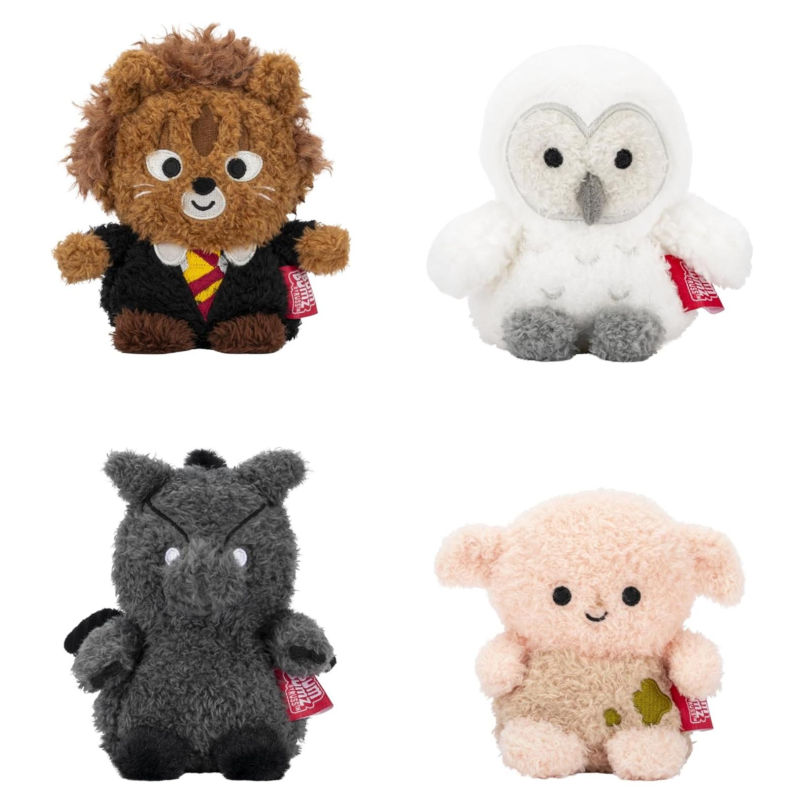 BumBumz Harry Potter 4-Pack Peluches Coleccionables 11.4 cm