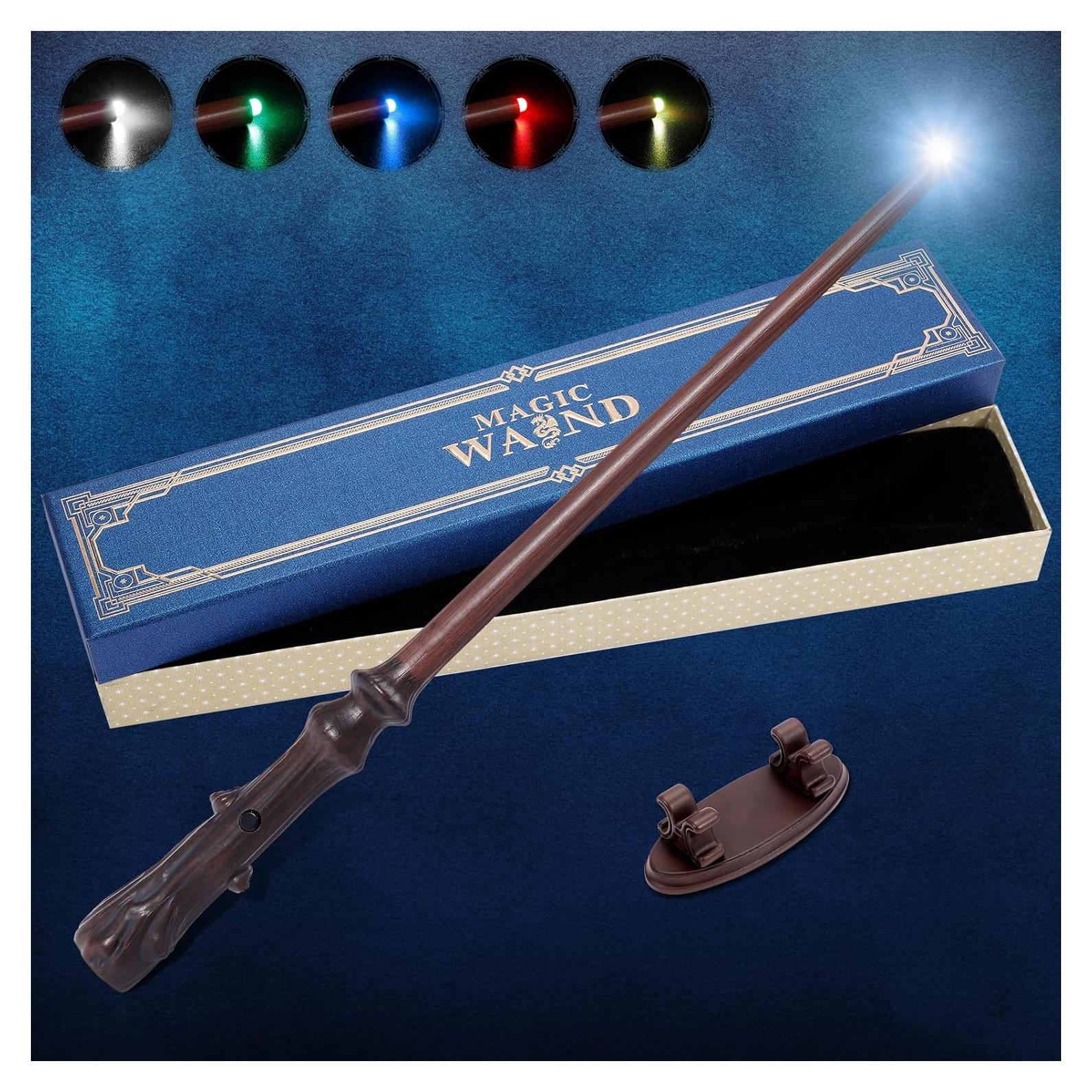 Varita Mágica Iluminada CharmFields Tronco 5 Colores Recargable