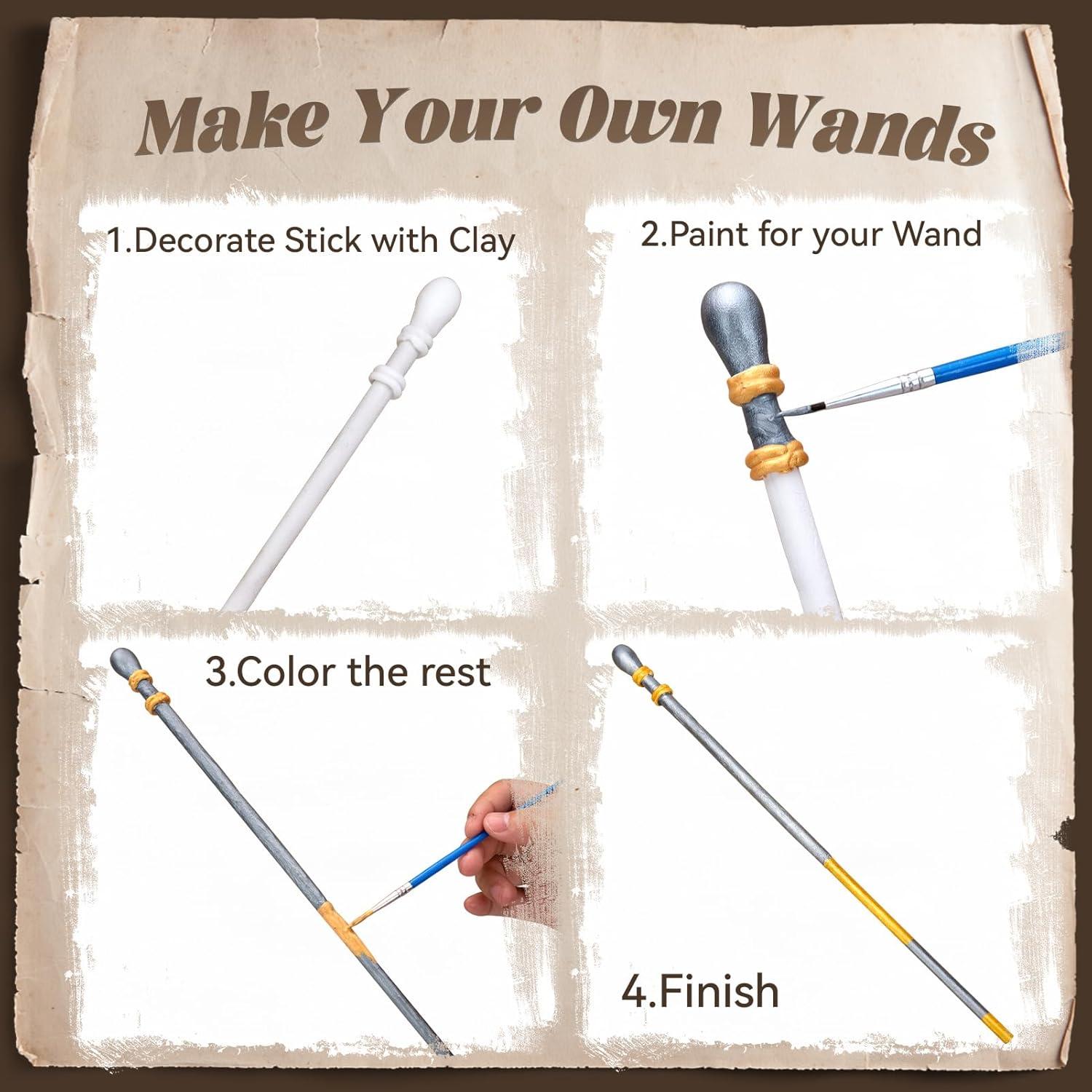 Kit de Varitas Mágicas DIY ColoPlay 53 Piezas para Niños