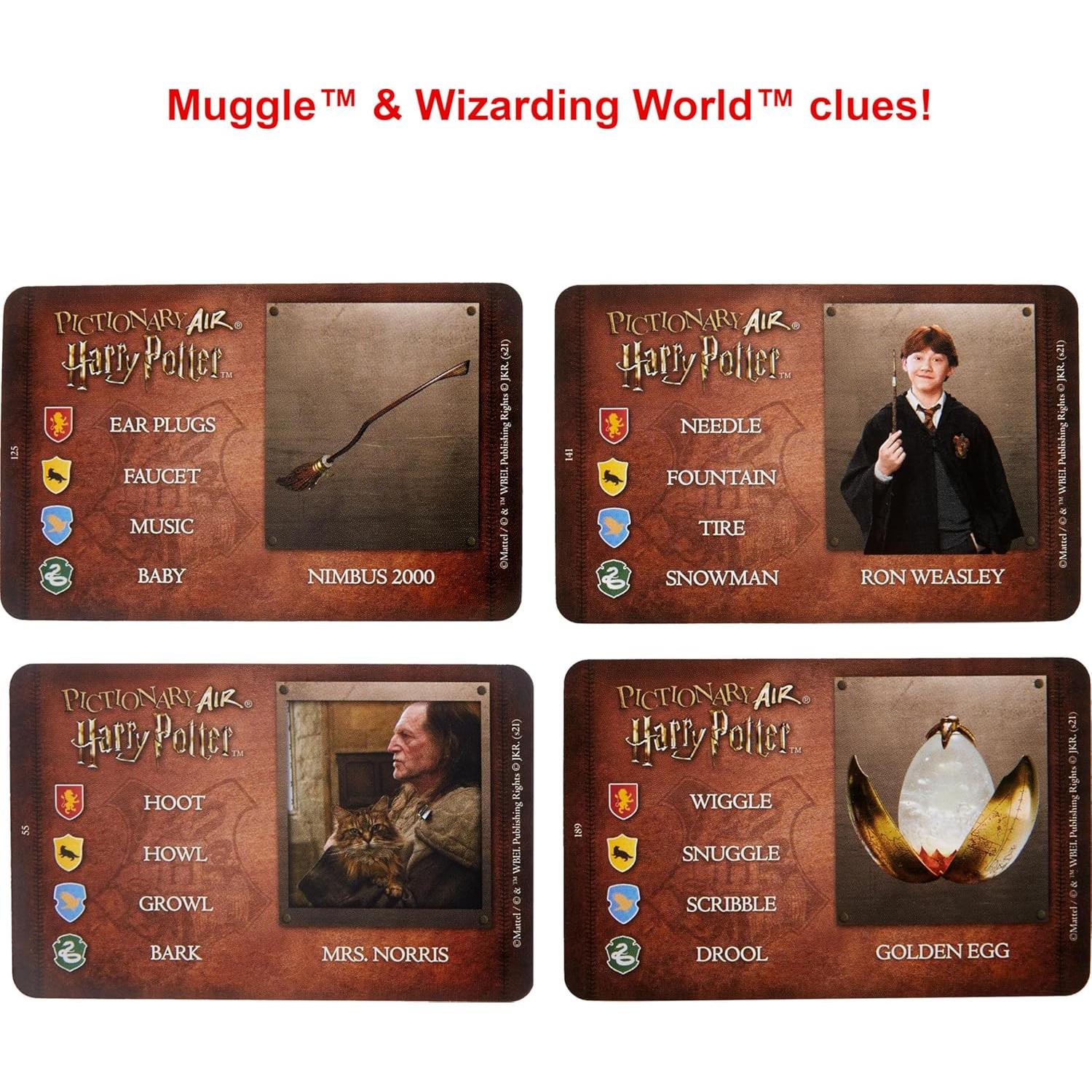 Juego Pictionary Air Harry Potter Mattel para Niños y Adultos