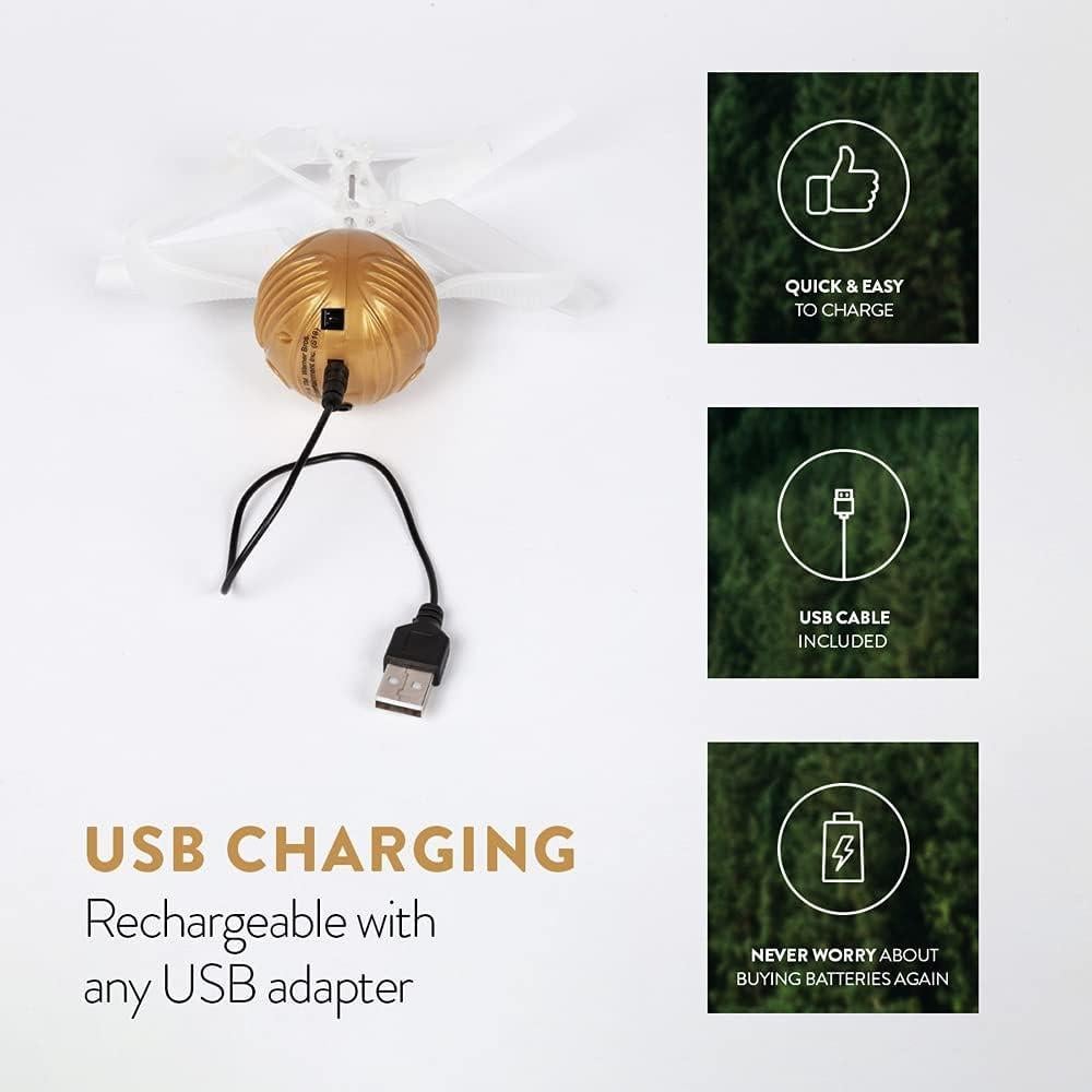 Bola Heli UFO IR Snitch Dorada Harry Potter - Juguetes Tecnológicos