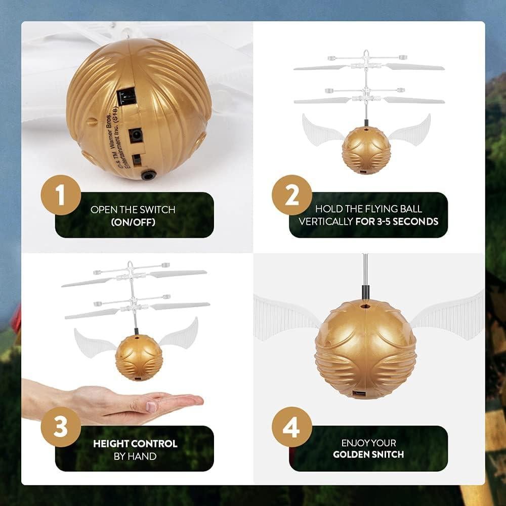 Bola Heli UFO IR Snitch Dorada Harry Potter - Juguetes Tecnológicos