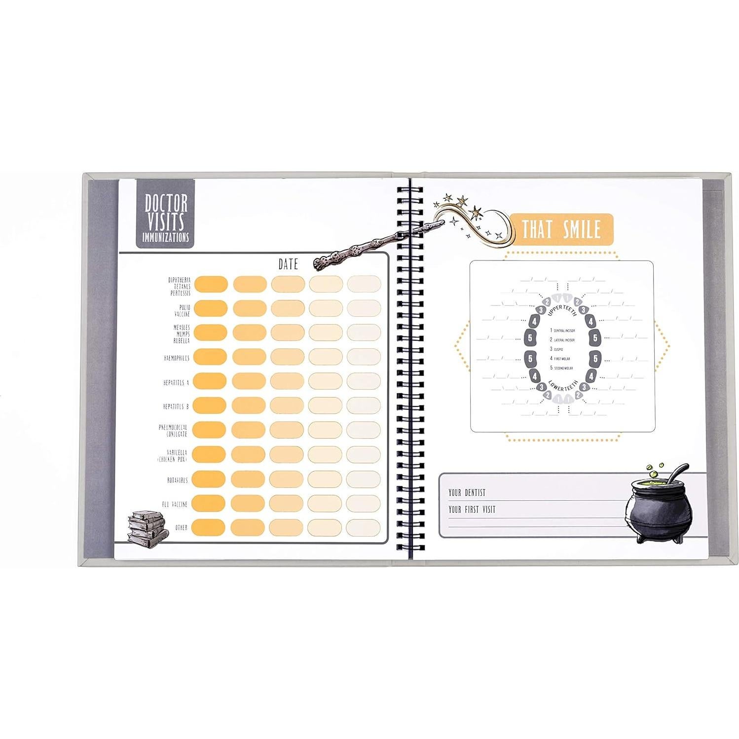 Álbum de Recuerdos de Bebé Harry Potter CON*QUEST 66 Páginas