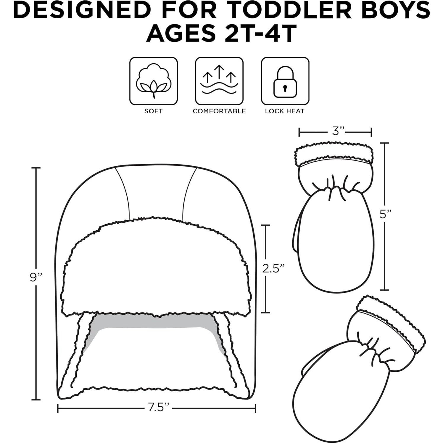 Gorro de Invierno Peppa Pig + Guantes para Niñas 2-4 Años