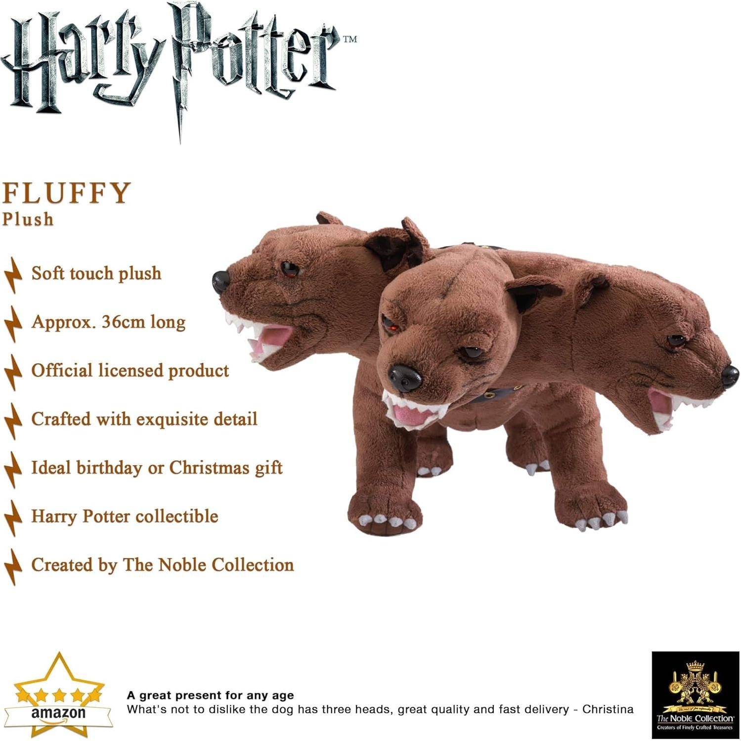 Peluche Coleccionista Harry Potter Fluffy 17.78cm Noble