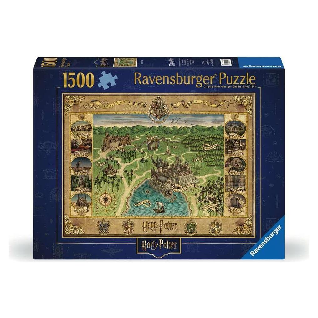 Rompecabezas Ravensburger Mapa de Hogwarts 1500 Piezas