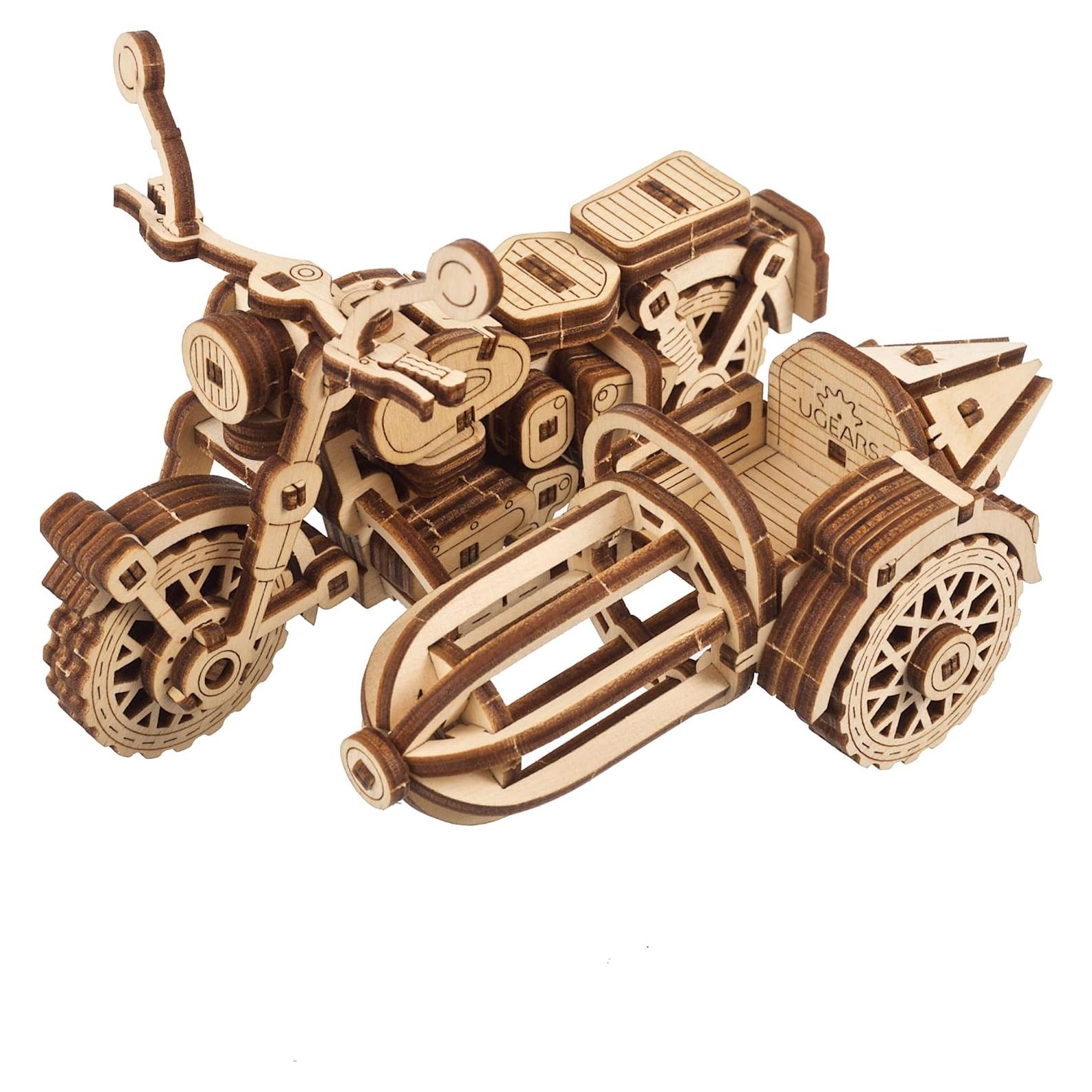 Puzzle 3D UGEARS Motocicleta Voladora de Hagrid - Modelo Mini