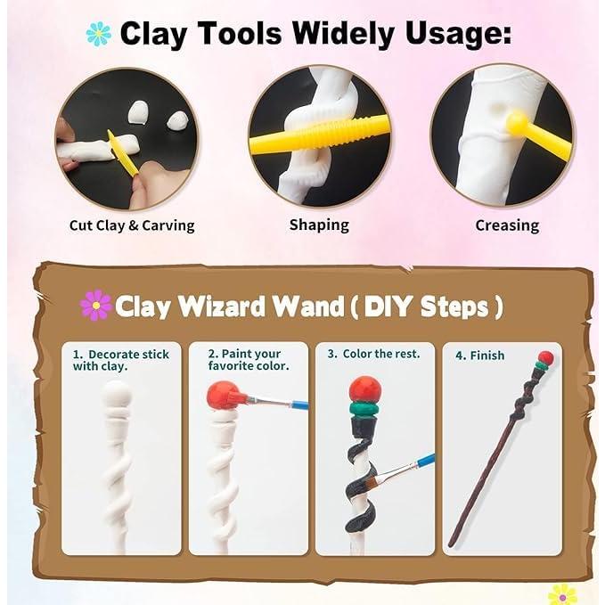 Kit de Fabricación de Varitas Mágicas DIY Col-Pary 79 PZS