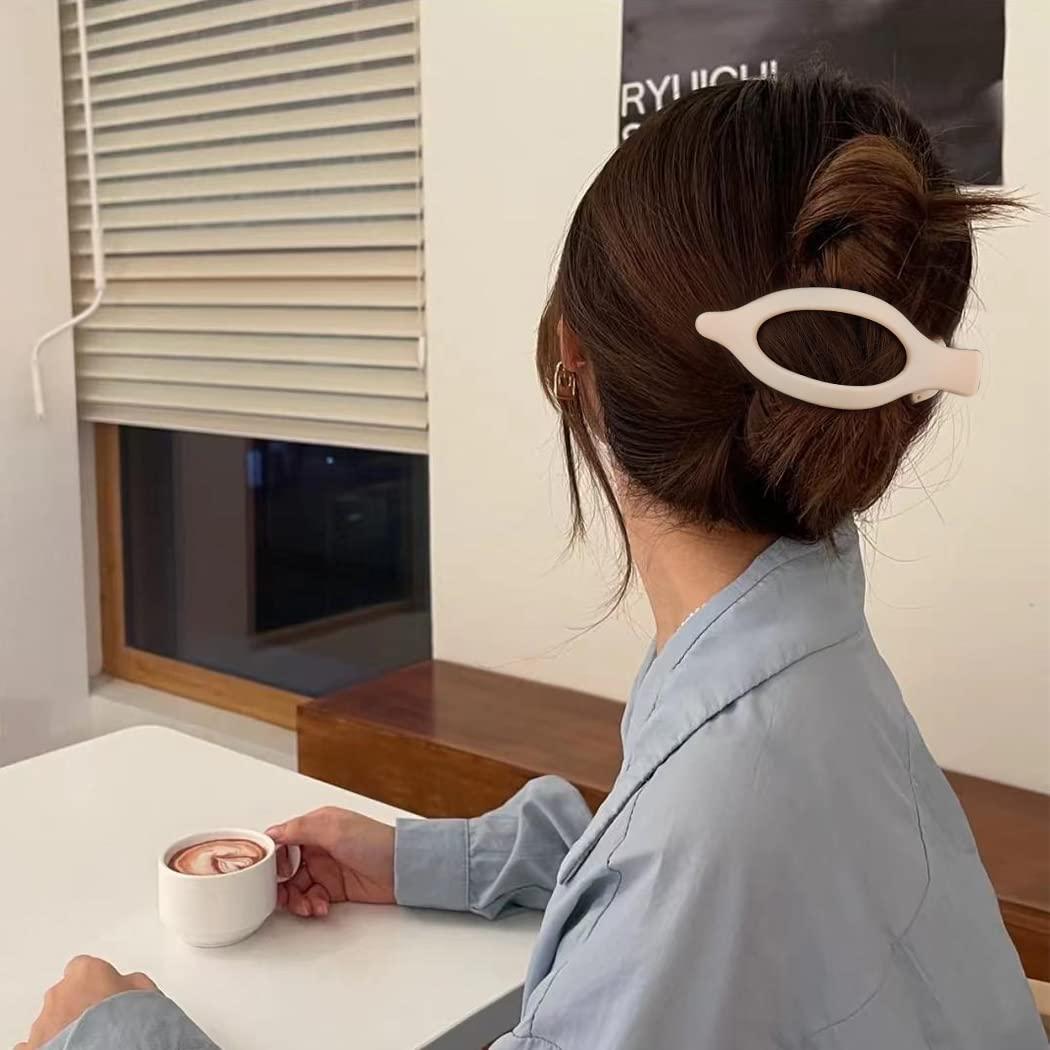 Pinzas Planas para Cabello Atoden - 3 Pcs, 11.94 cm, Antideslizantes