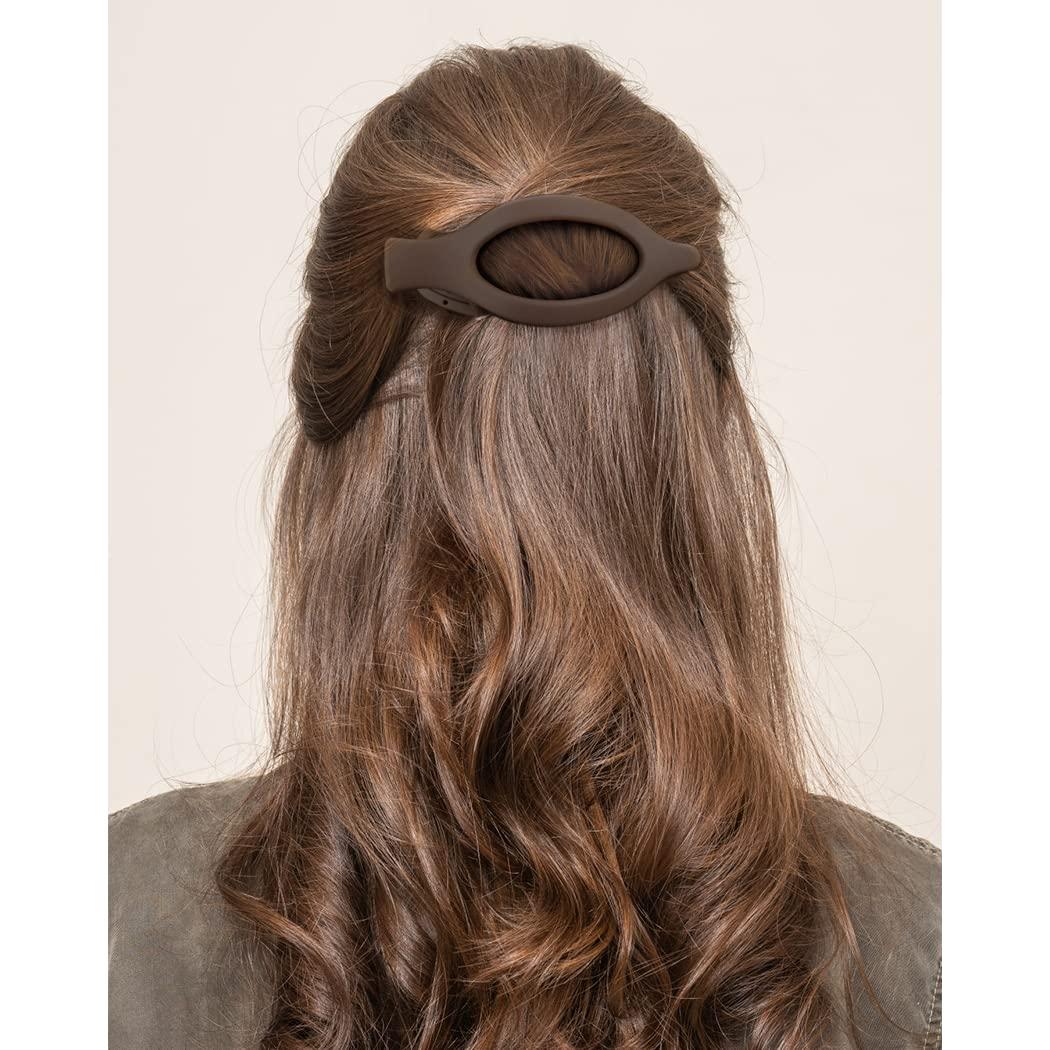 Pinzas Planas para Cabello Atoden - 3 Pcs, 11.94 cm, Antideslizantes