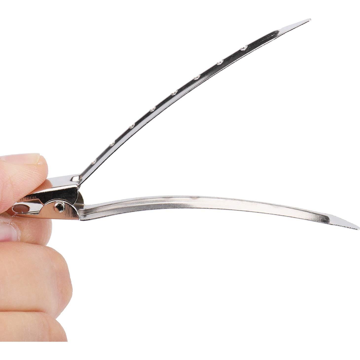 Clips de Pelo Duck Bill Hedume 200 Piezas 8.89 cm Metal