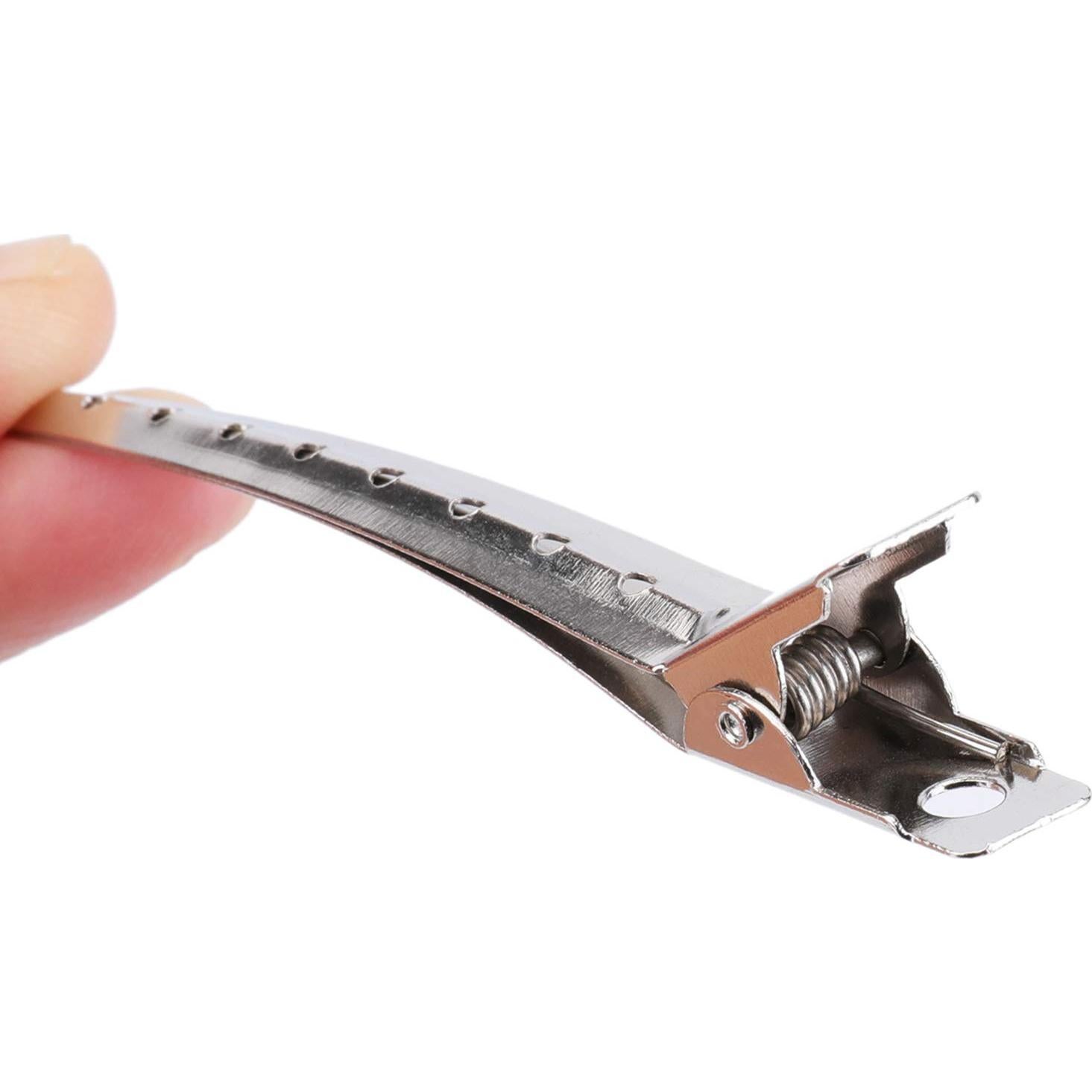 Clips de Pelo Duck Bill Hedume 200 Piezas 8.89 cm Metal