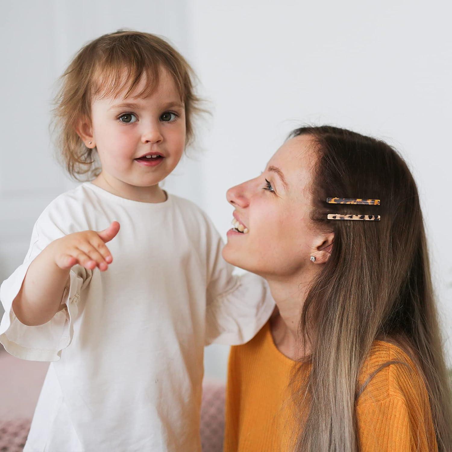 Clips para el Cabello Cobahom 6 Pcs Estampado de Leopardo