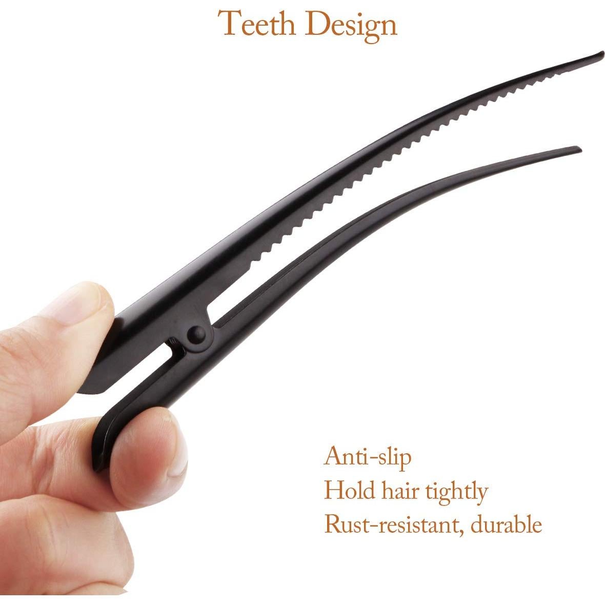 Pinzas de Pelo Antideslizantes GLAMFIELDS 12.7 cm - 6 Piezas