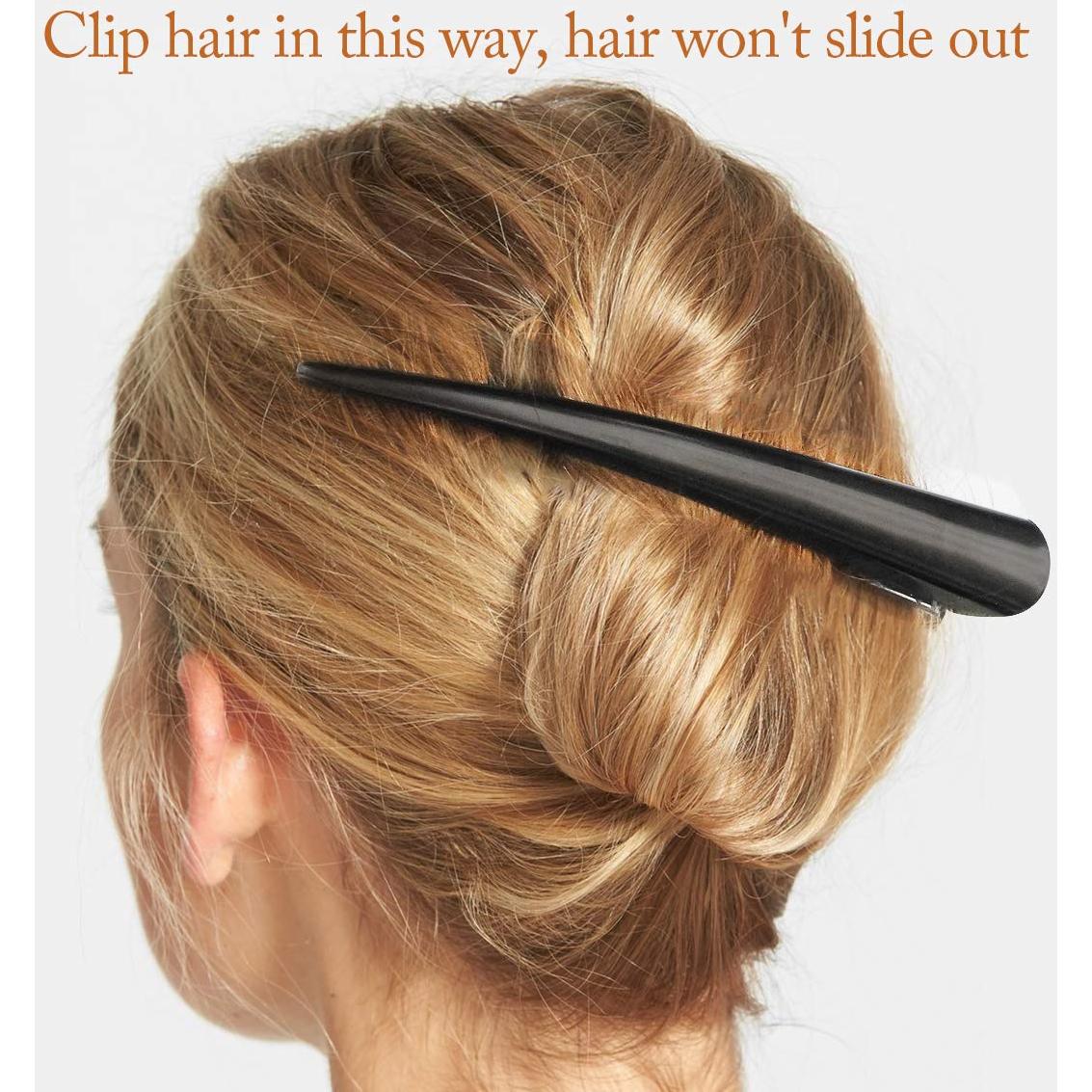 Pinzas de Pelo Antideslizantes GLAMFIELDS 12.7 cm - 6 Piezas