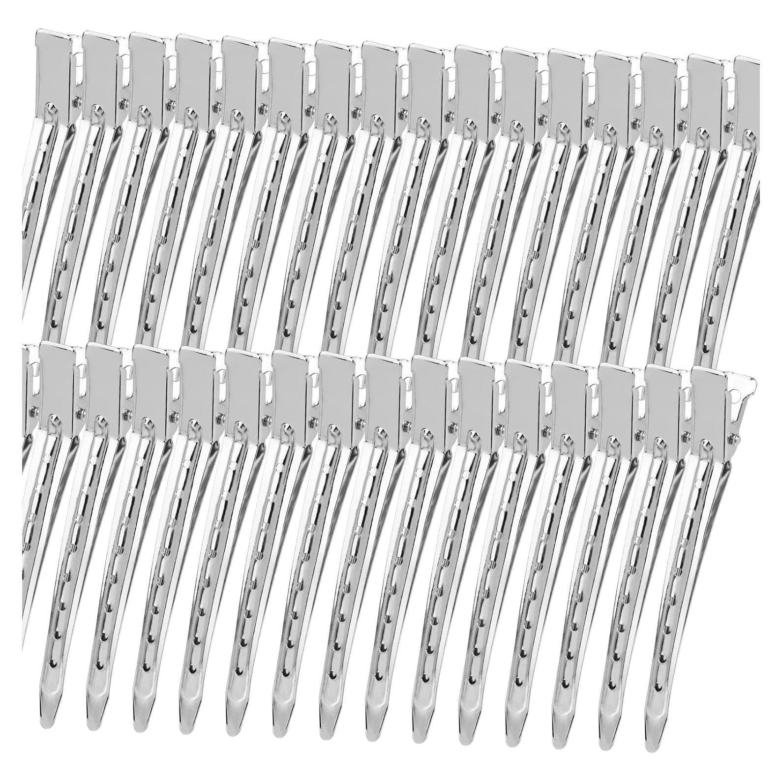 Clips de Pico de Pato YGDZ 30pcs 8.9cm Metal Plata