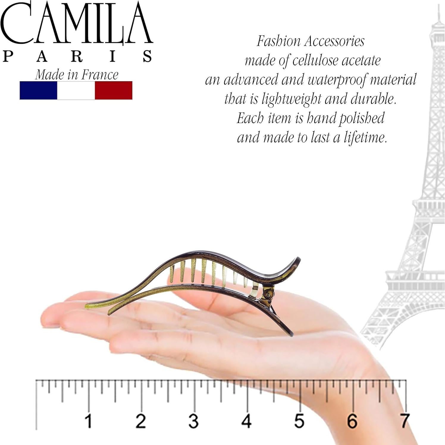 Clip de Pelo Francés Camila Paris CP922 Tortuga 9.5cm