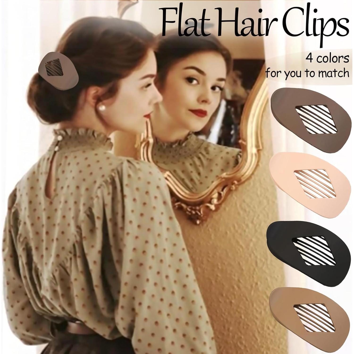 Clip de Pelo de Pico de Pato Genérico 4 Piezas Elegante