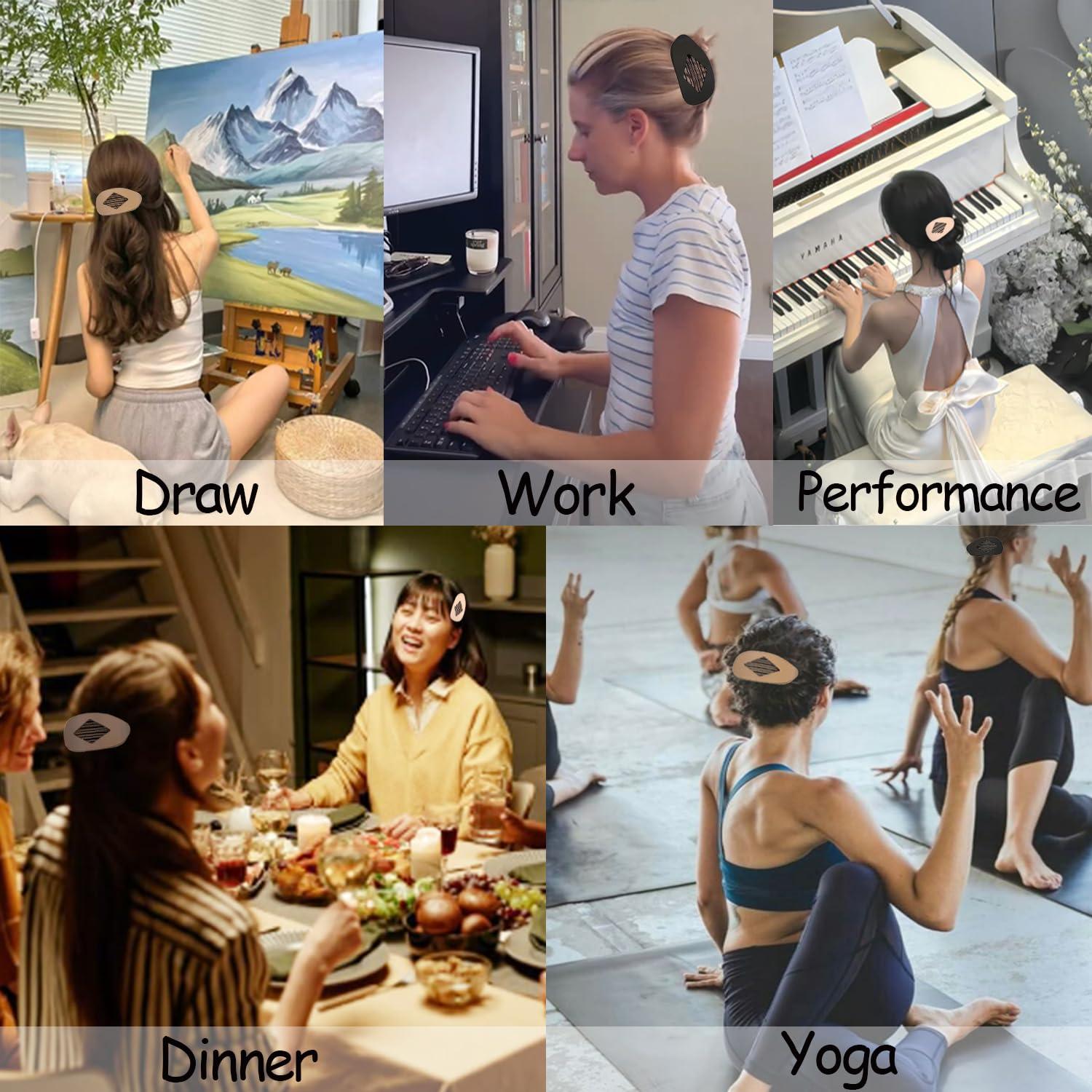 Clip de Pelo de Pico de Pato Genérico 4 Piezas Elegante