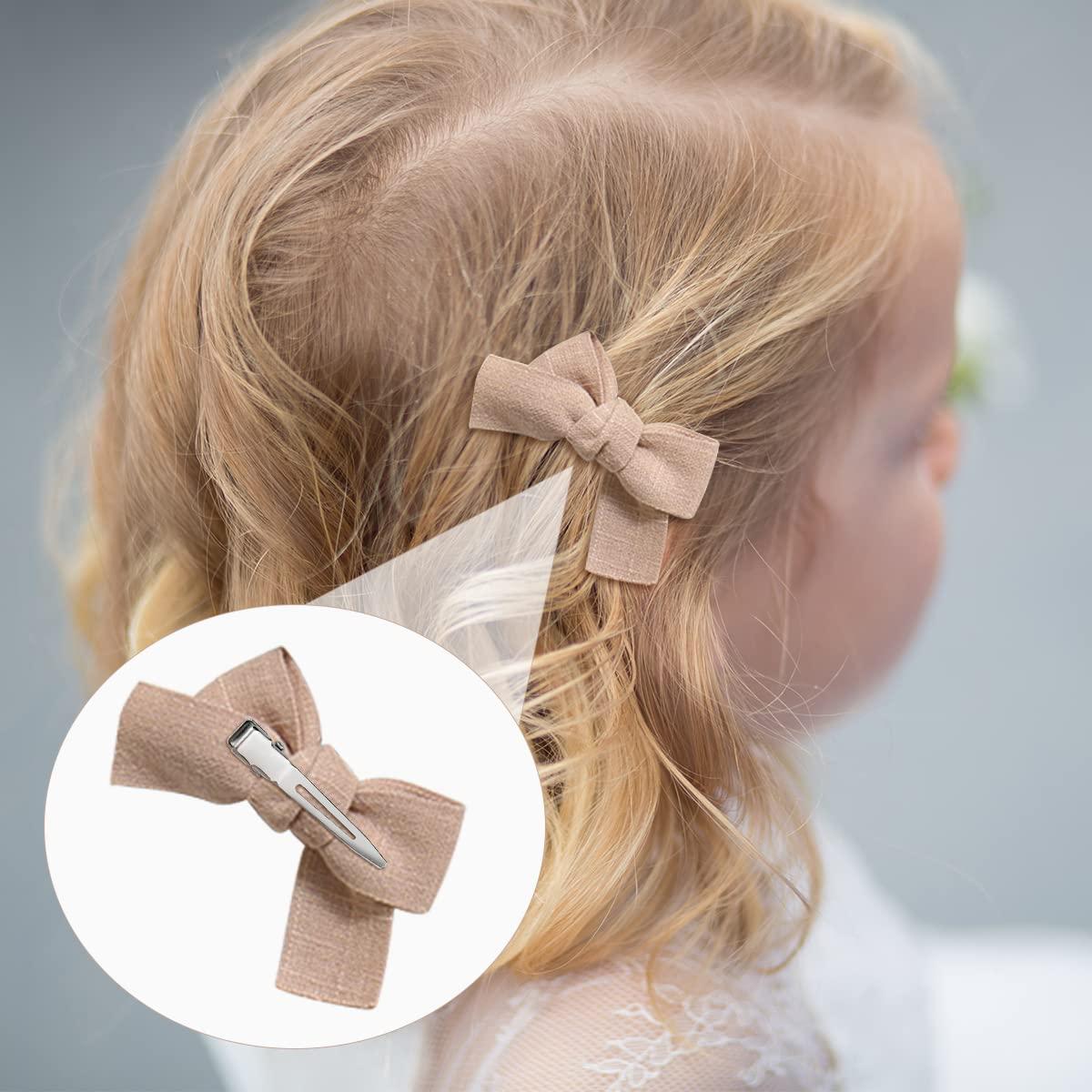 Clips de Pelo de Metal Tenalleys 50 Pcs 4.5 cm Plateados