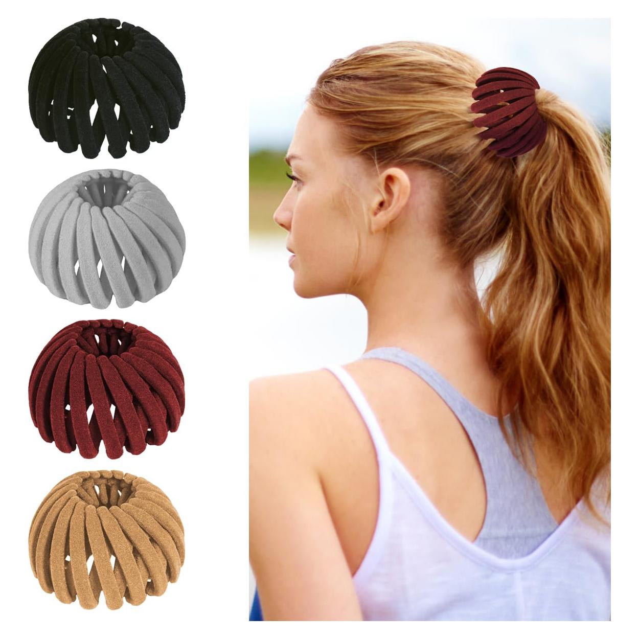 Clip Mágico para Cabello Aokid - Nido de Pájaro Expandible 12cm