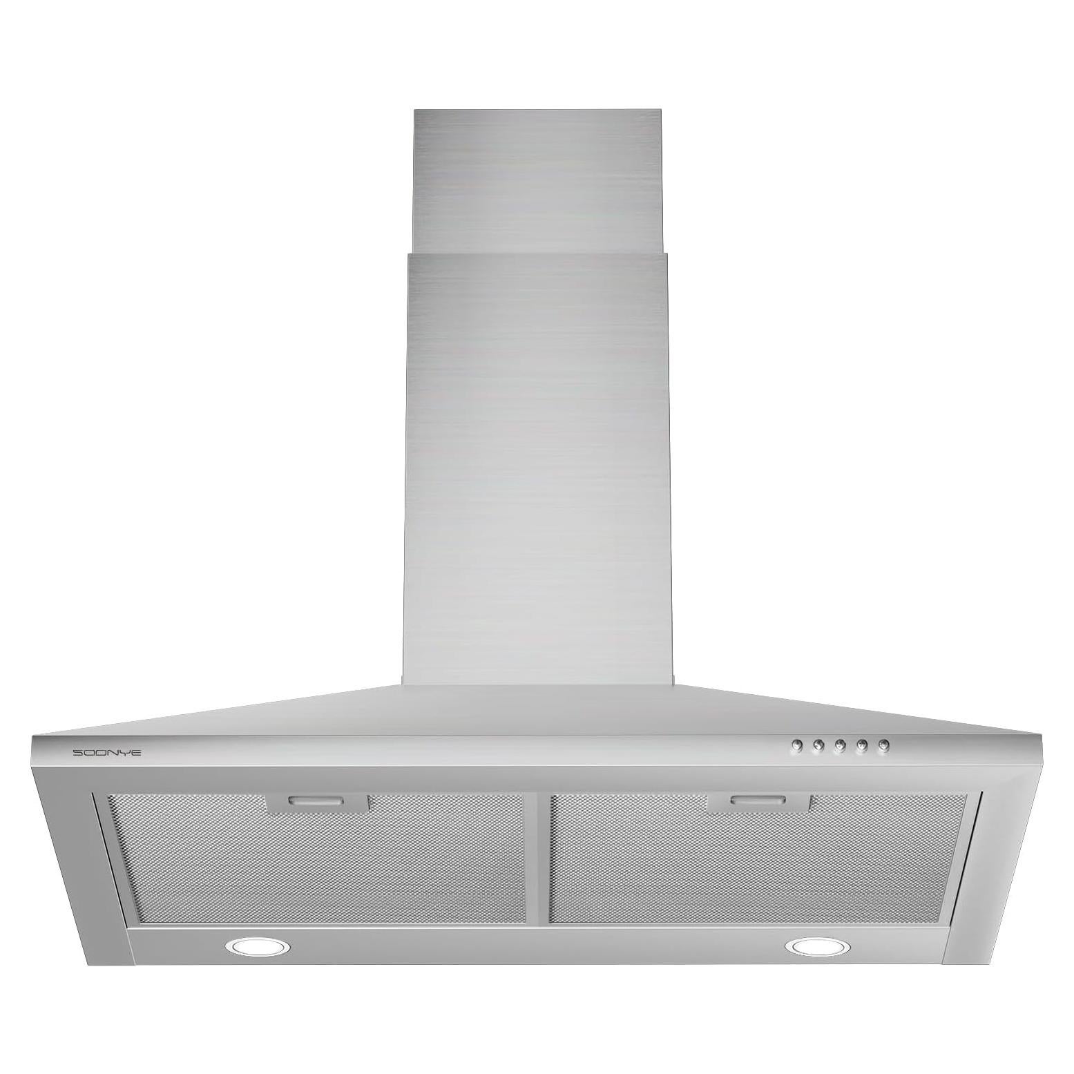 Campana Extractora de Pared Soonye 30" Acero Inoxidable 450 CFM