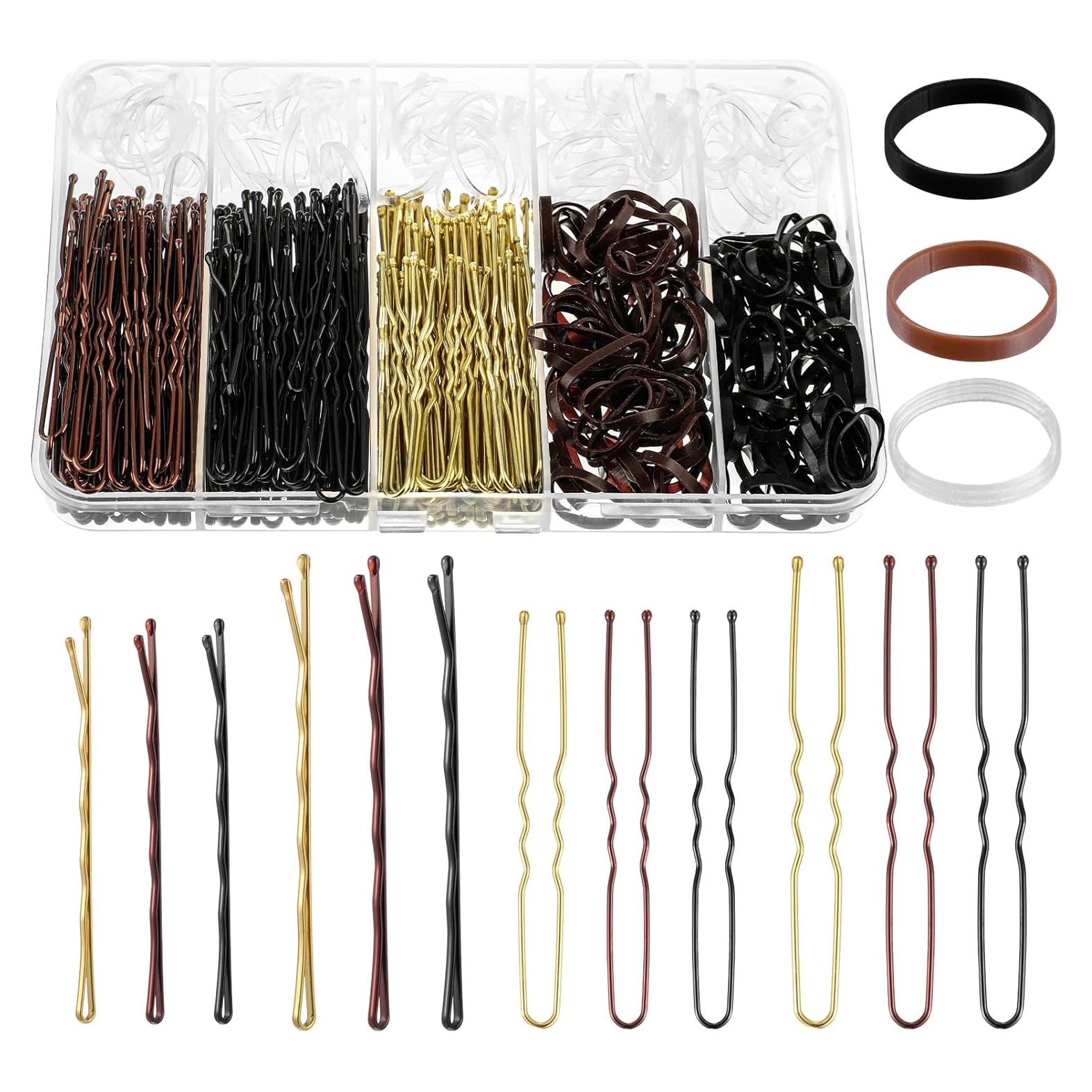 Kit de Horquillas para el Cabello ProSuites 480 Pcs Variados