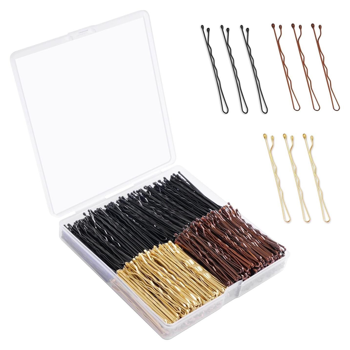 Pinzas para Cabello 360 Pcs DF - 5.08 cm, 3 Colores