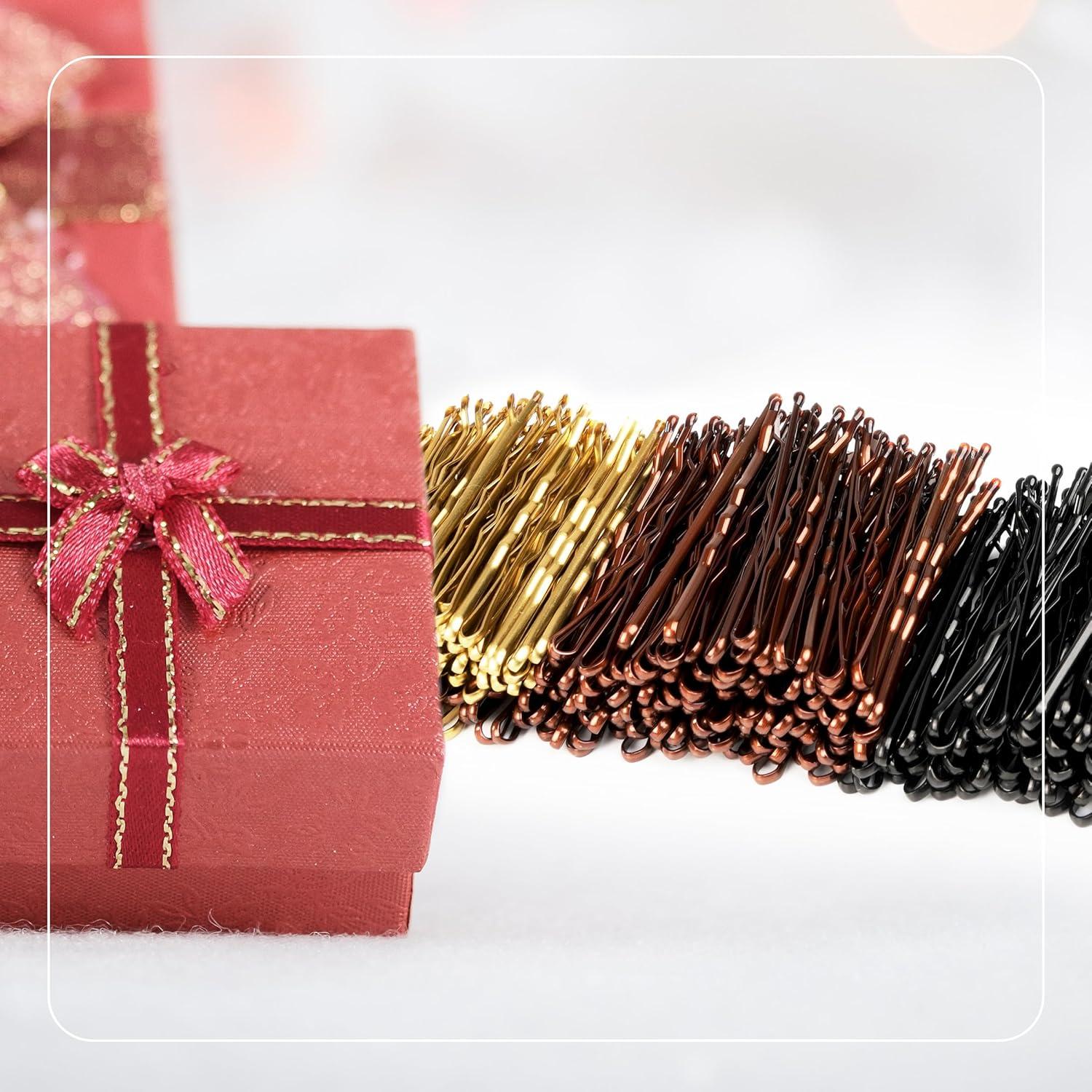 Pinzas para Cabello 360 Pcs DF - 5.08 cm, 3 Colores