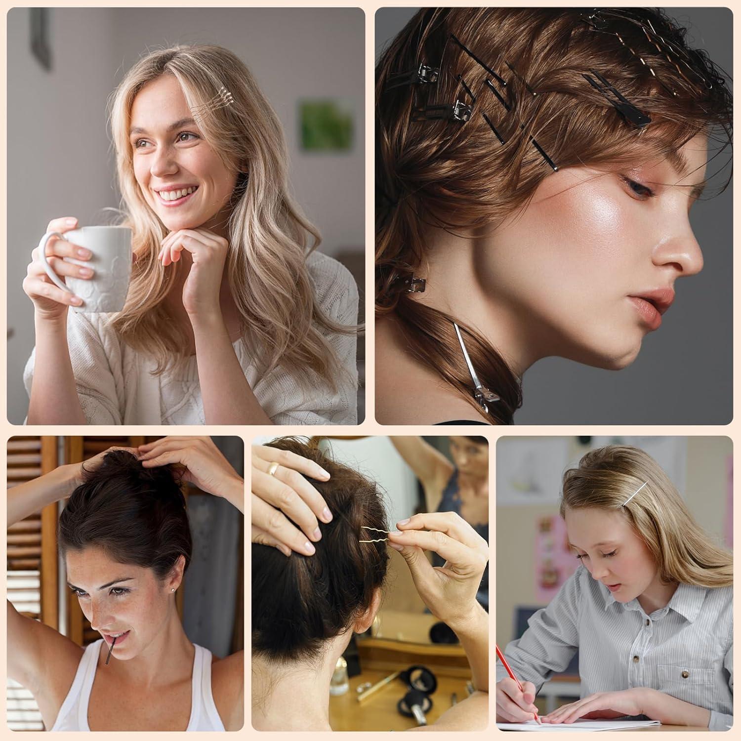 Kit de 360 Horquillas y Gomas Fuceury - 300 Horquillas 5.1 cm