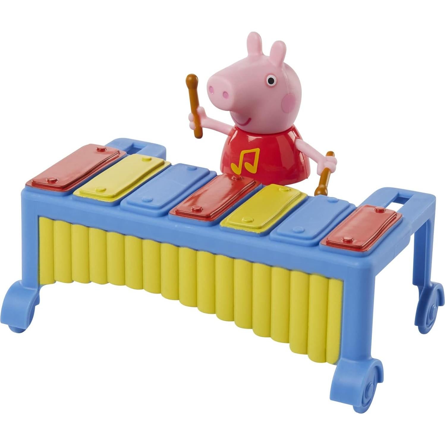 Juguete Peppa Pig Haciendo Música con 2 Figuras y Accesorios